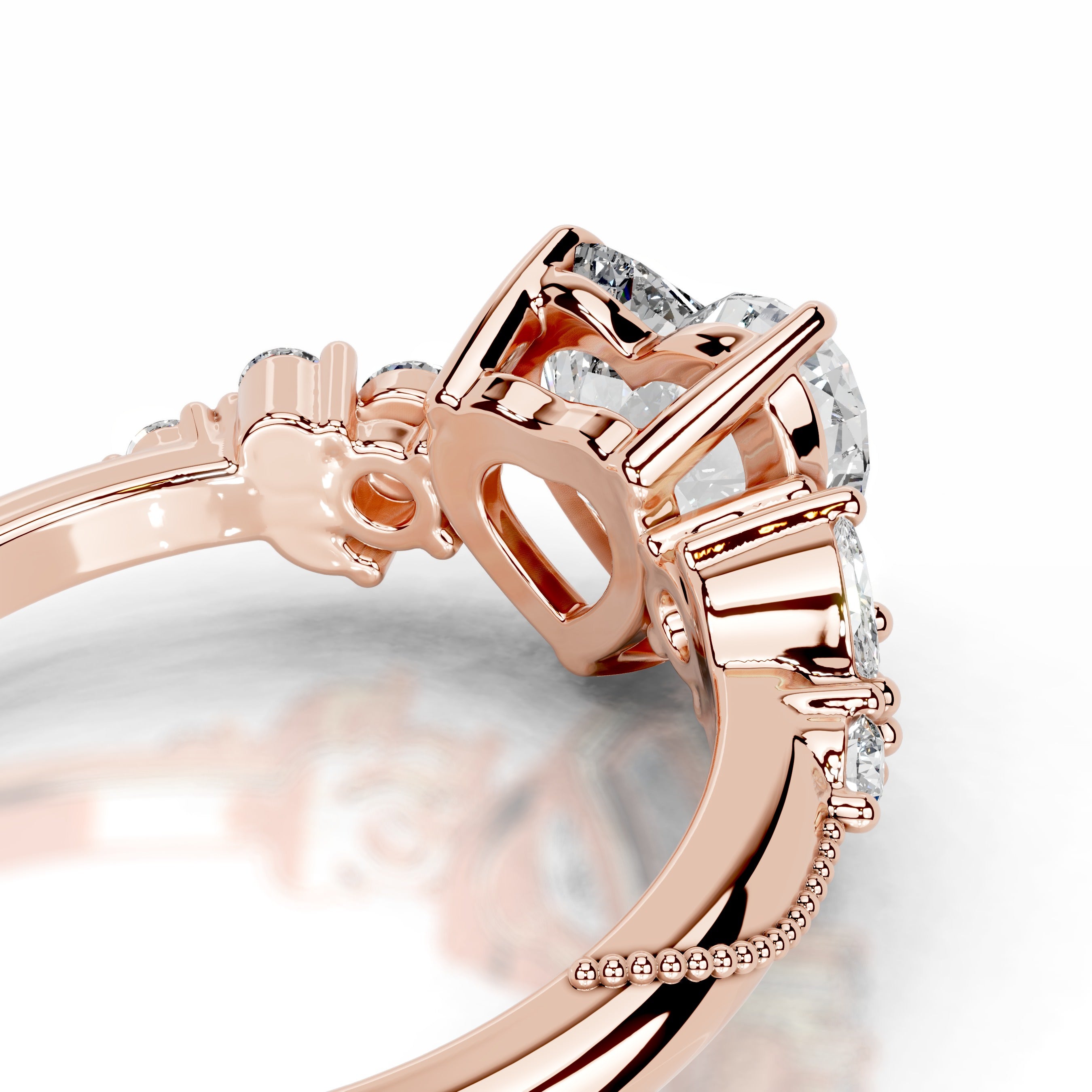 Belita Diamond Engagement Ring - 14K Rose Gold