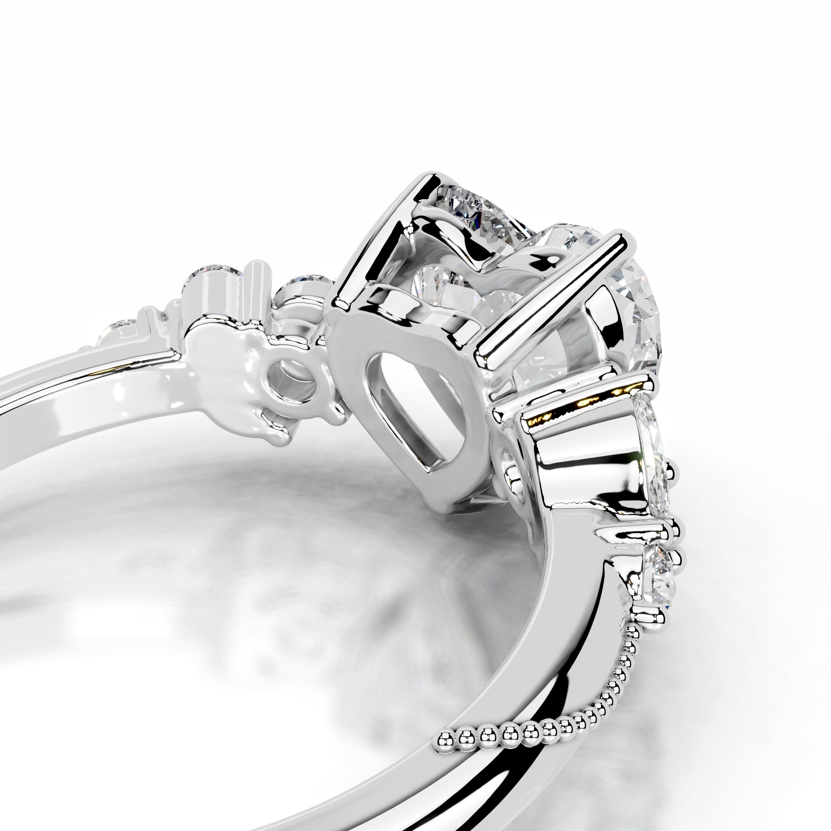 Belita Diamond Engagement Ring - 14 White Gold