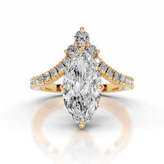 Tia Lab Grown Diamond Ring - 18K Yellow Gold