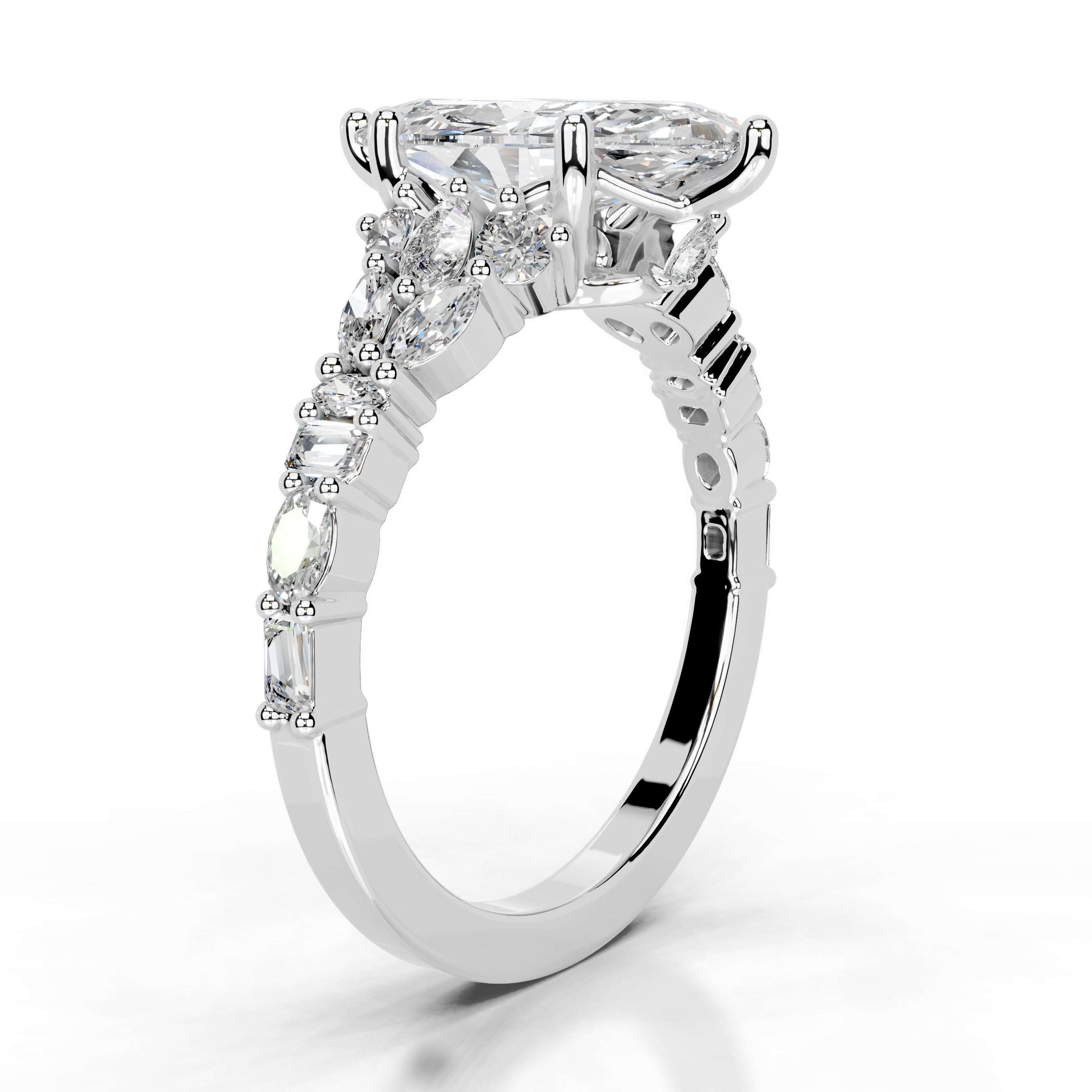 Tula Lab Grown Diamond Ring - 18K White Gold