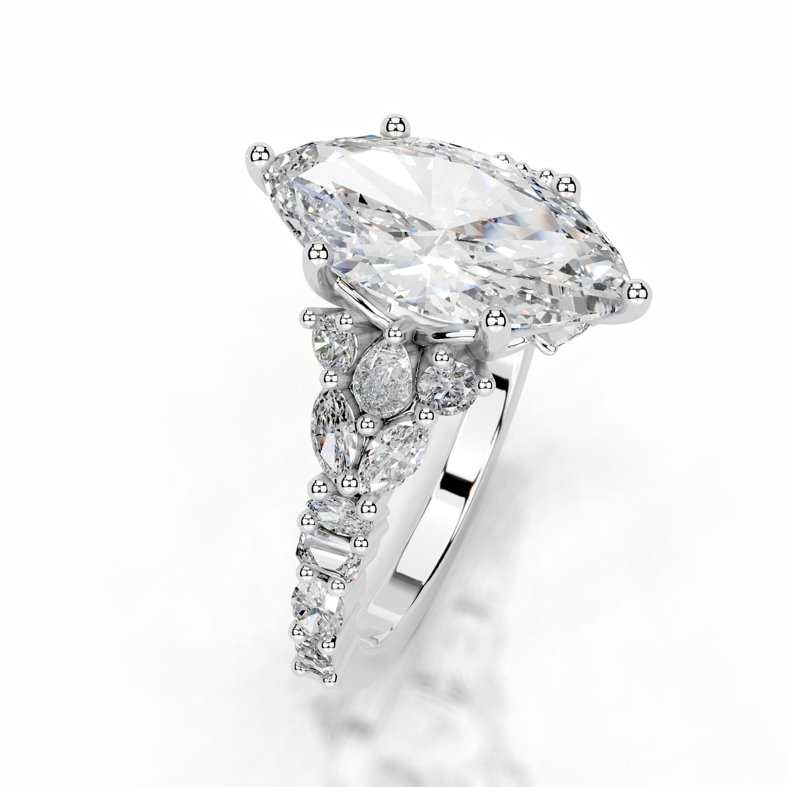 Tula Diamond Engagement Ring - Platinum