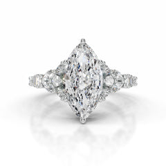 Tula Diamond Engagement Ring - 18K White Gold