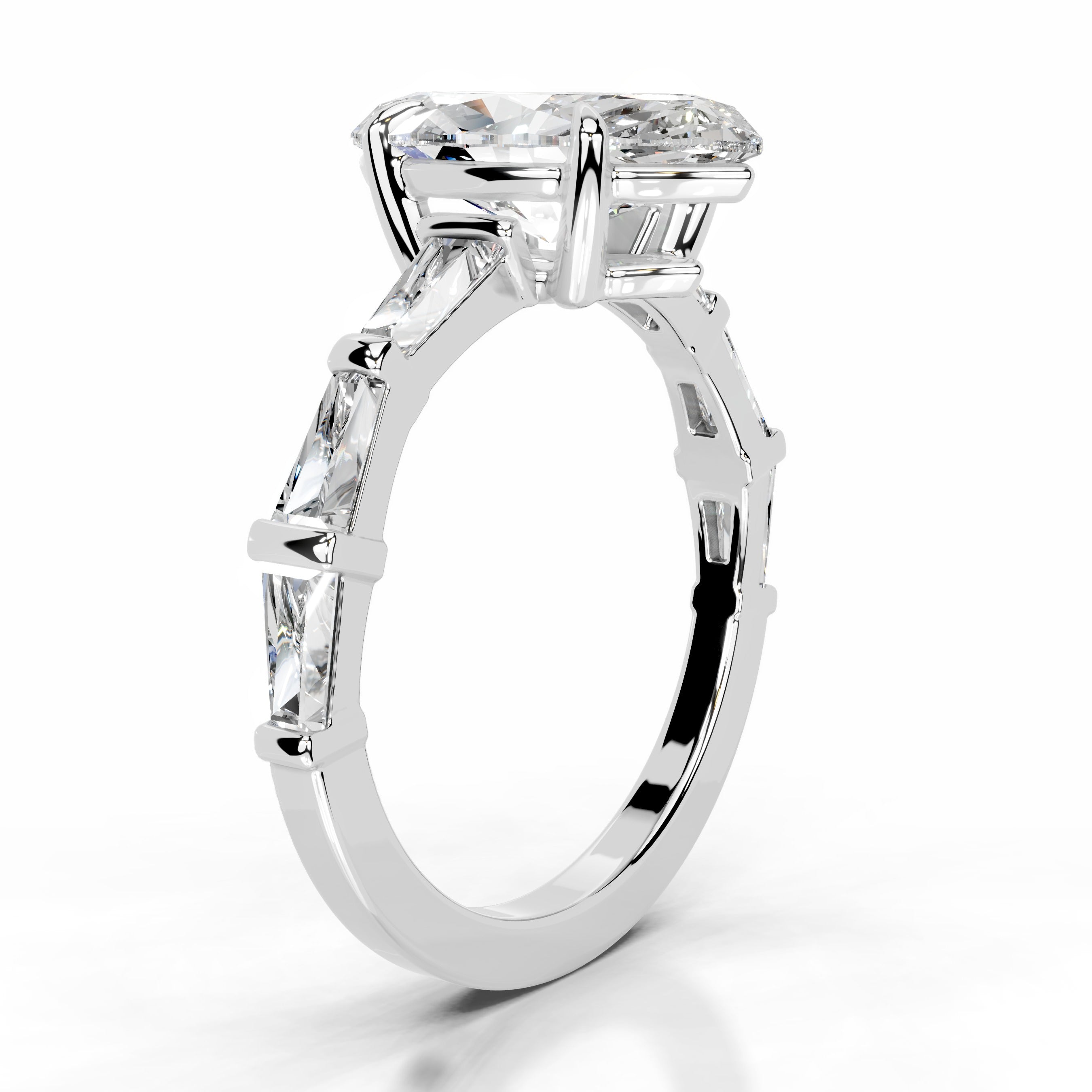 Nidia Diamond Engagement Ring - Platinum