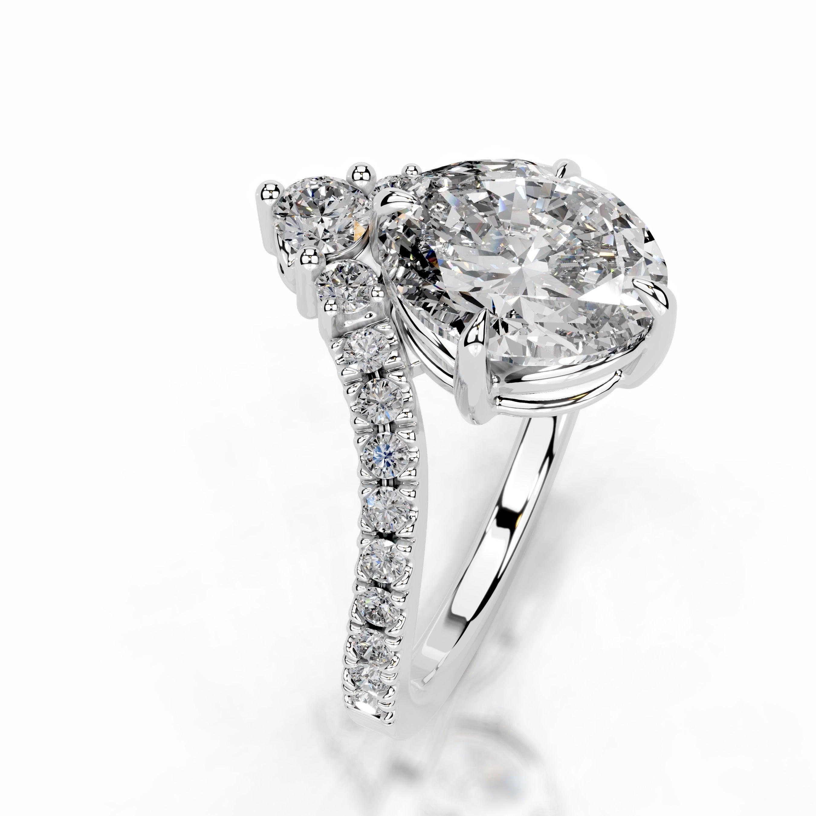 Thea Diamond Engagement Ring - Platinum