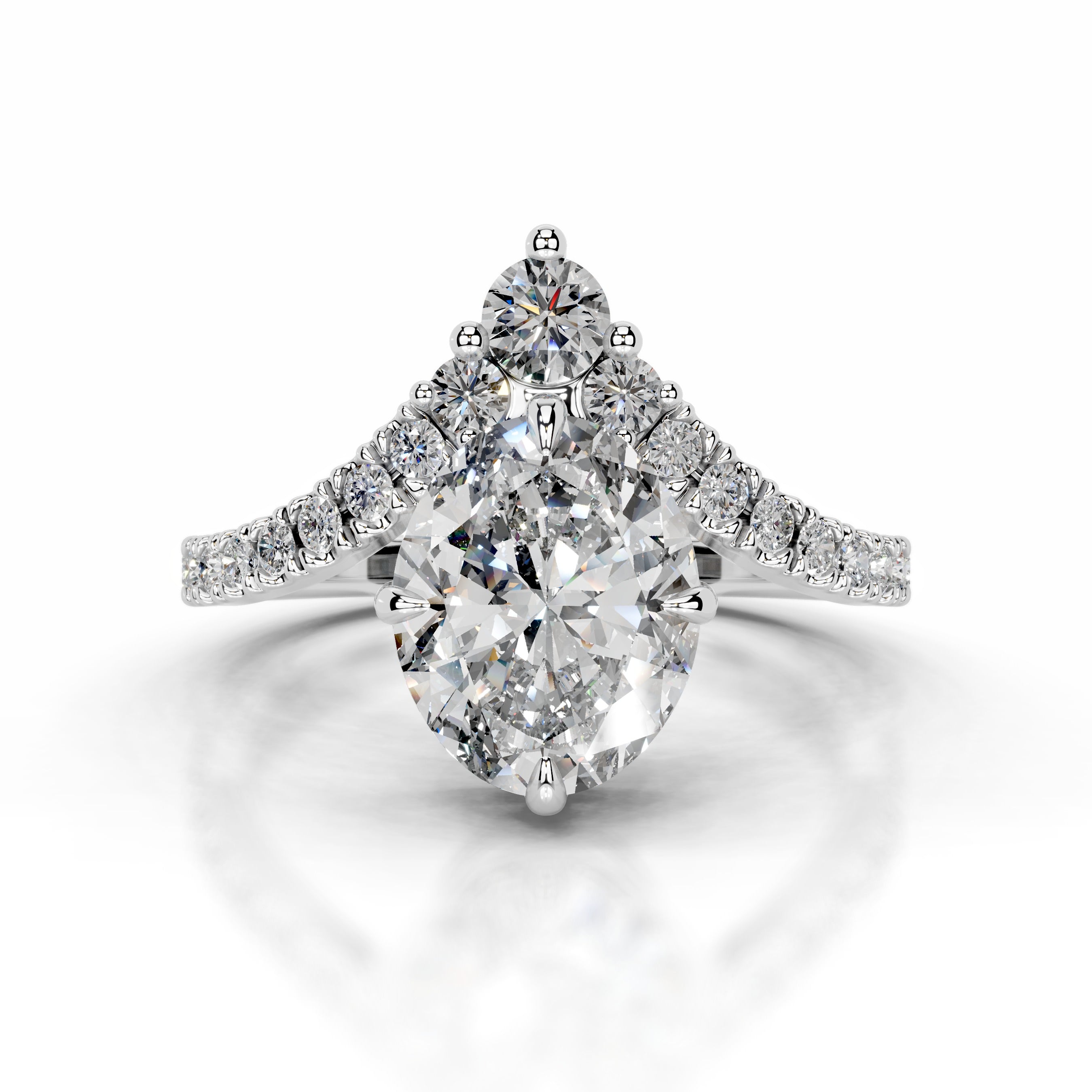 Thea Diamond Engagement Ring - Platinum