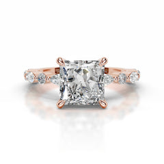 Lagertha Diamond Engagement Ring - 14K Rose Gold