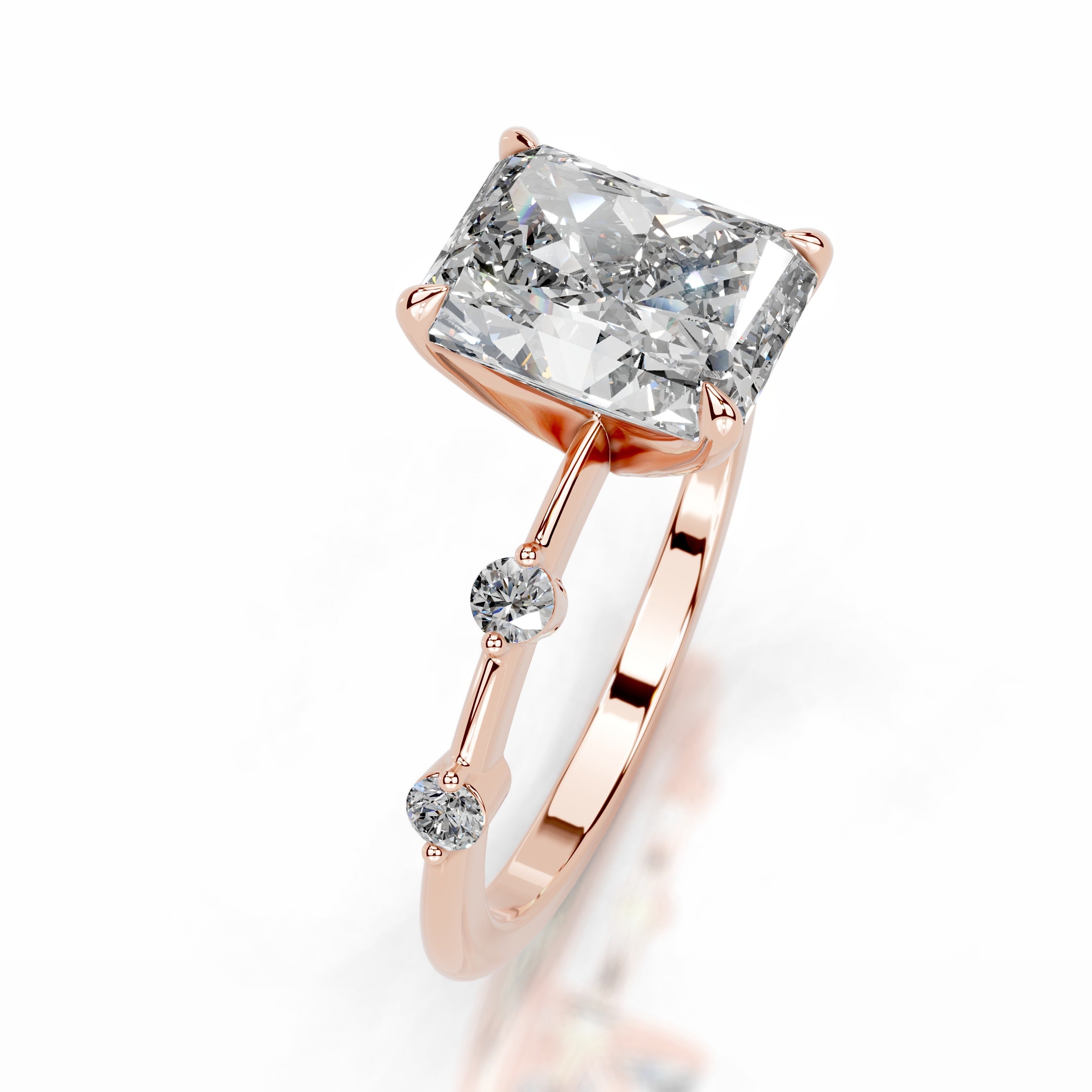 Liv Diamond Engagement Ring - 14K Rose Gold