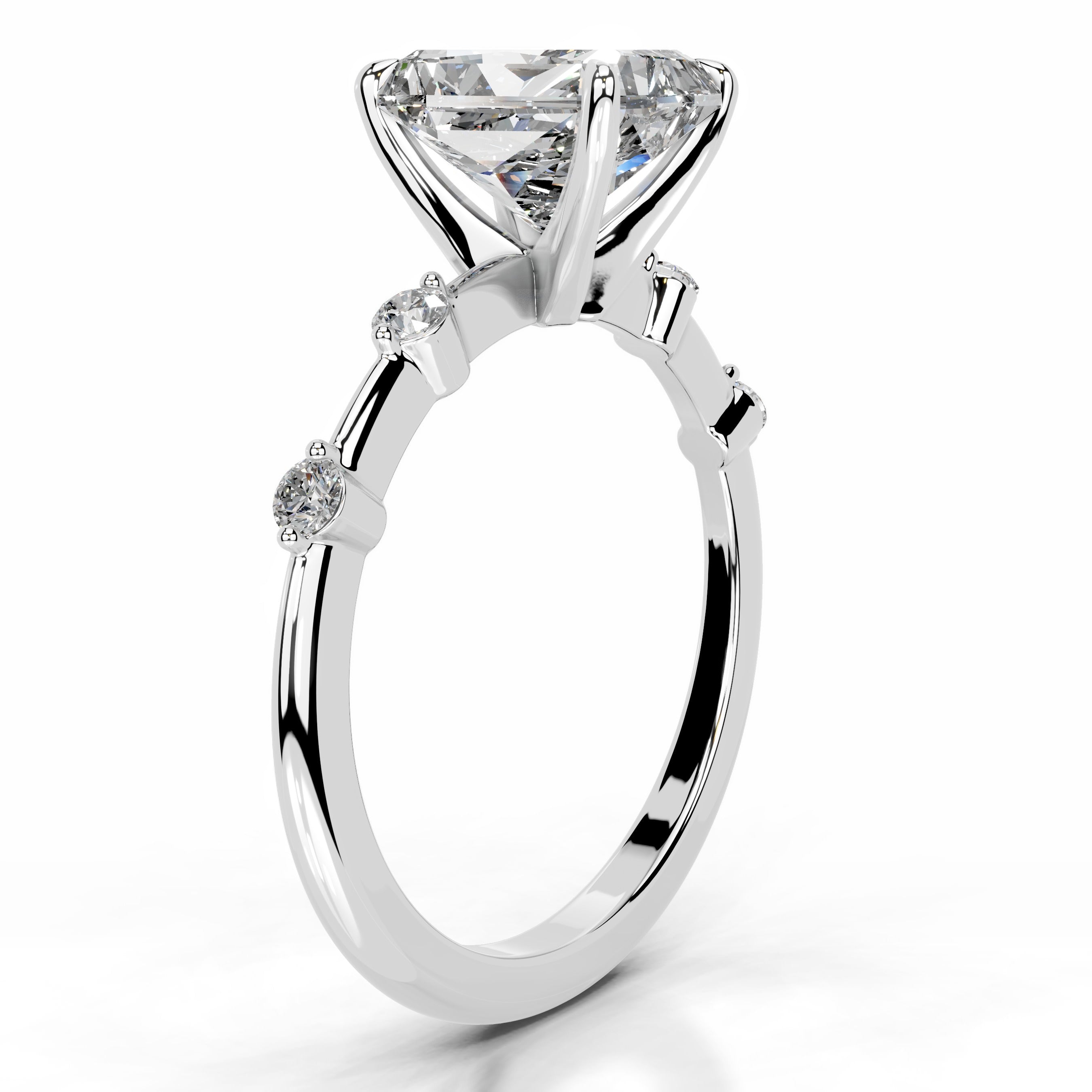 Liv Diamond Engagement Ring - 14K White Gold