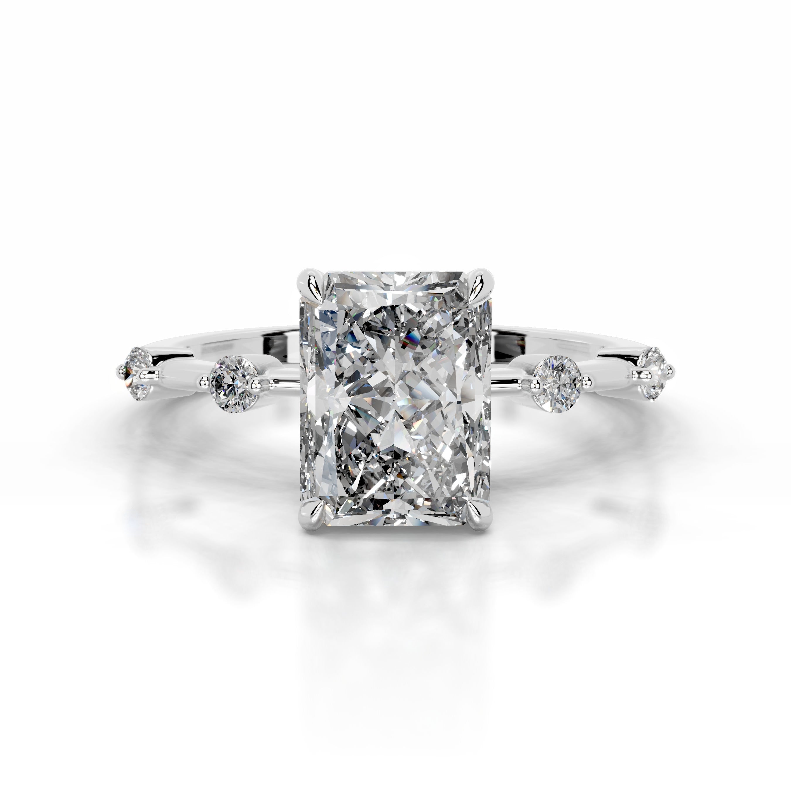 Liv Diamond Engagement Ring - Platinum