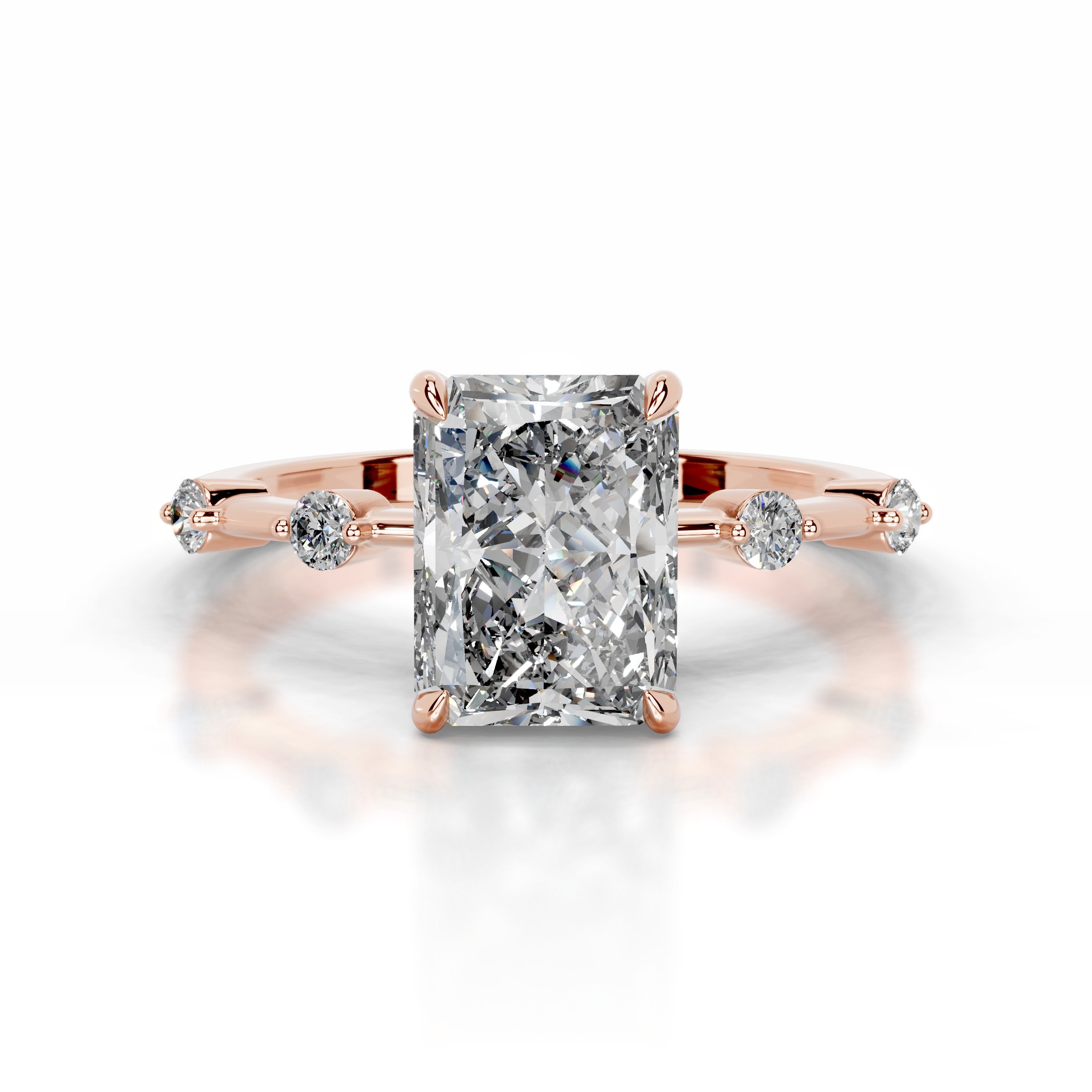 Liv Diamond Engagement Ring - 14K Rose Gold