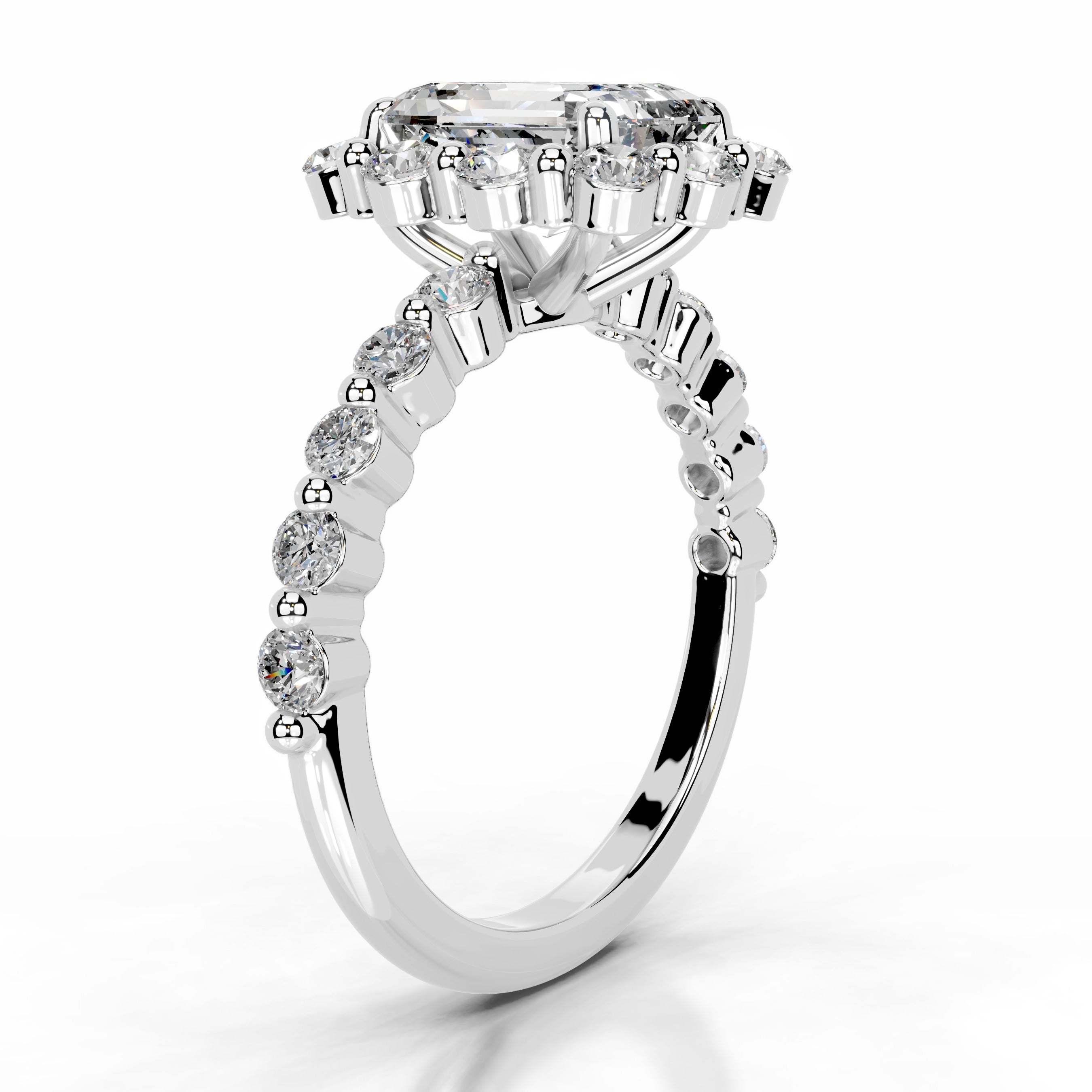 Nels Diamond Engagement Ring - 14 White Gold