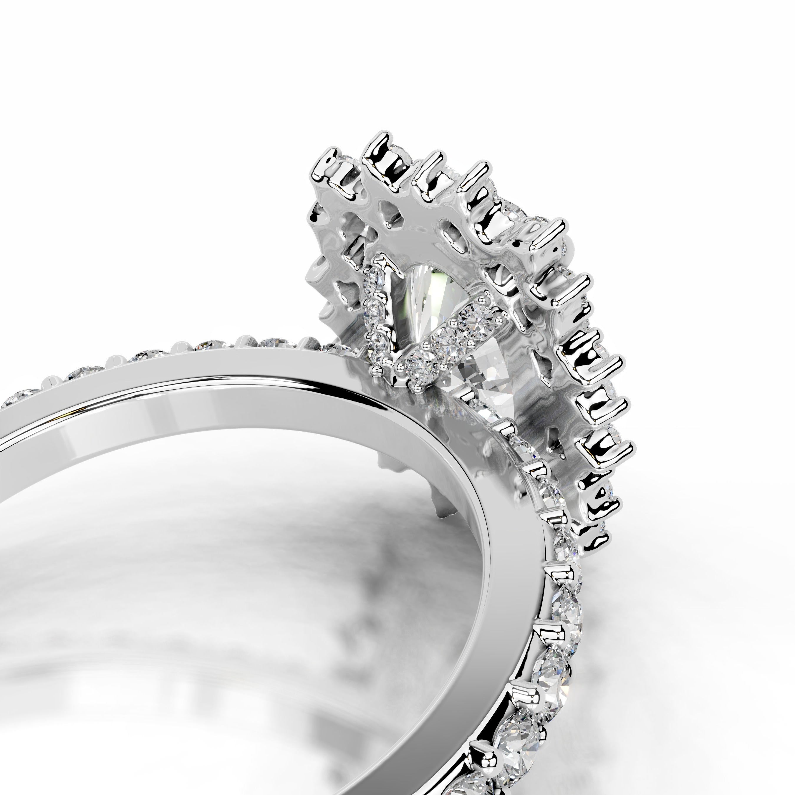 Gertrud Diamond Engagement Ring - Platinum