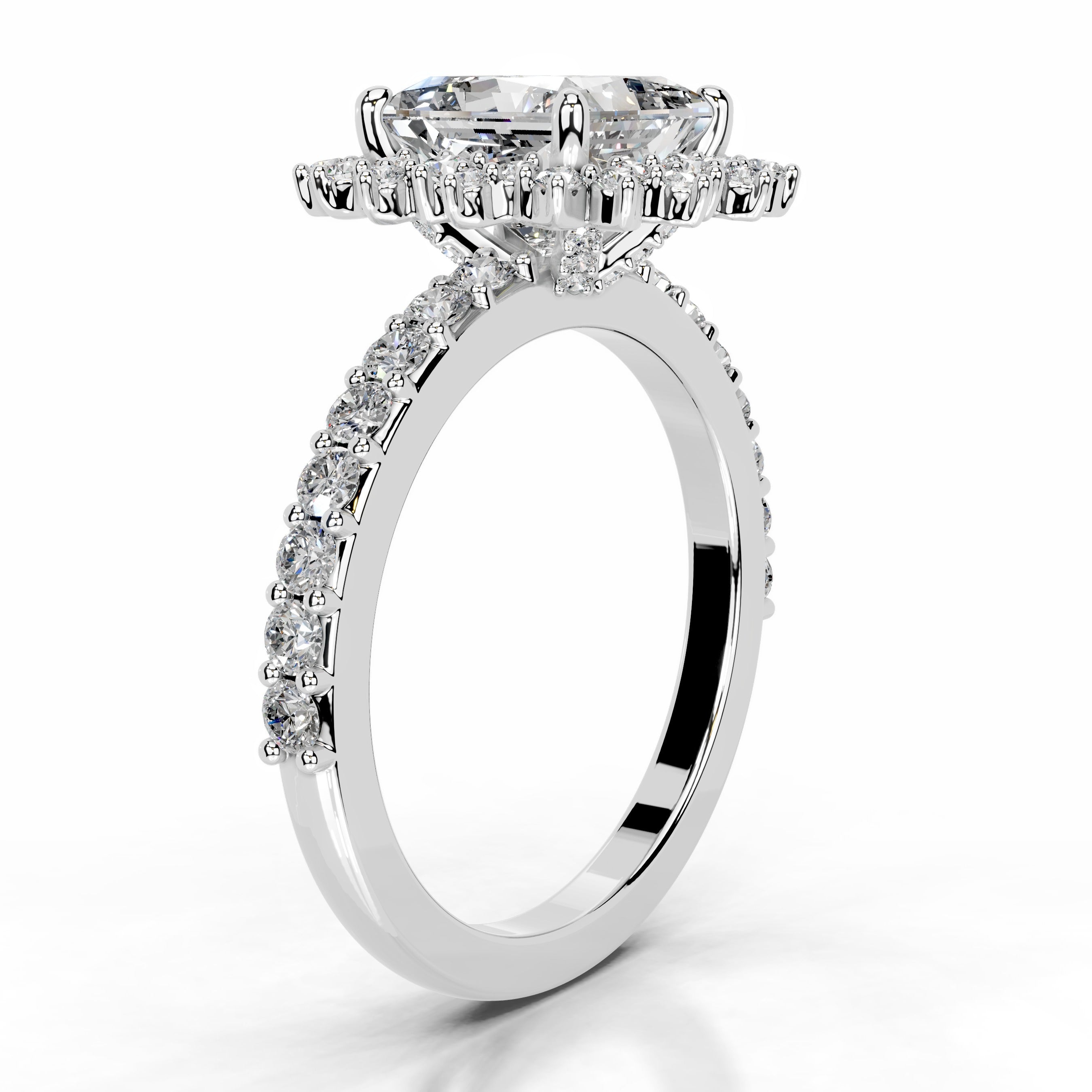 Gyda Lab Grown Diamond Ring - 18K White Gold (RTS)
