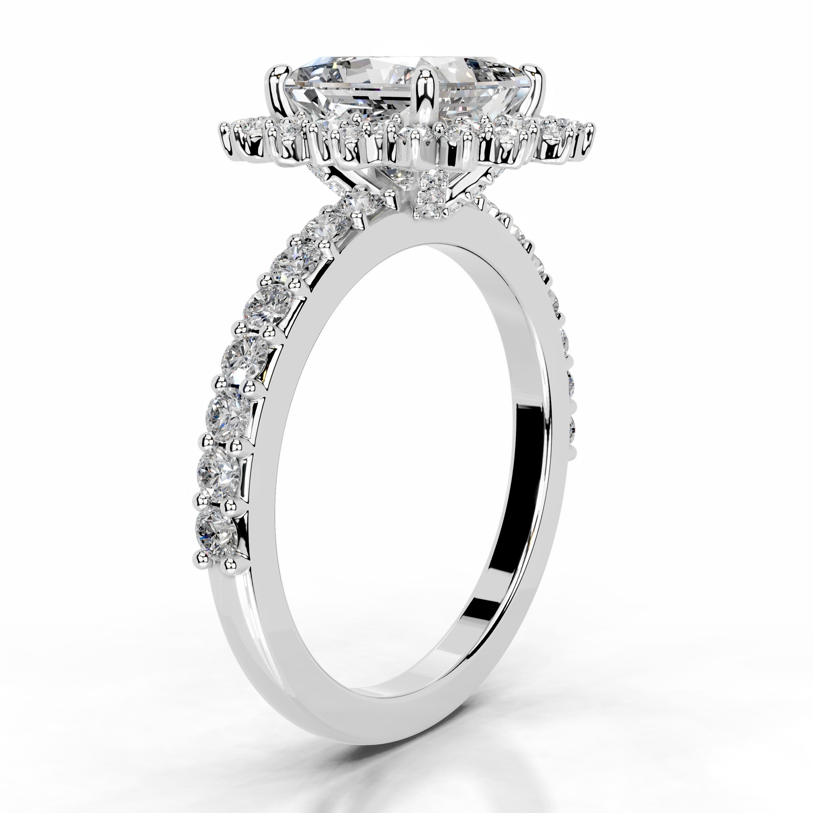 Gyda Diamond Engagement Ring - Platinum