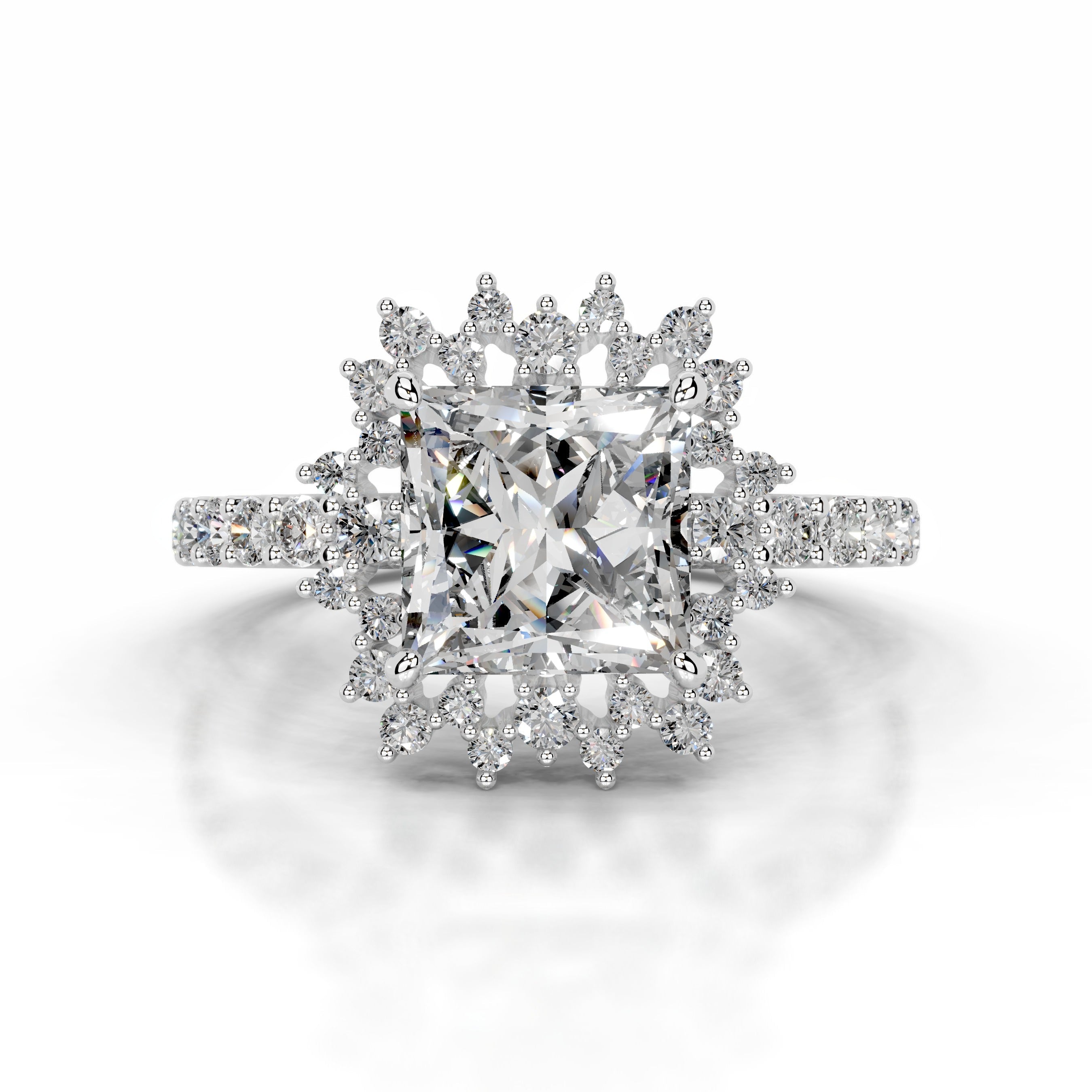 Gyda Lab Grown Diamond Ring - 18K White Gold (RTS)