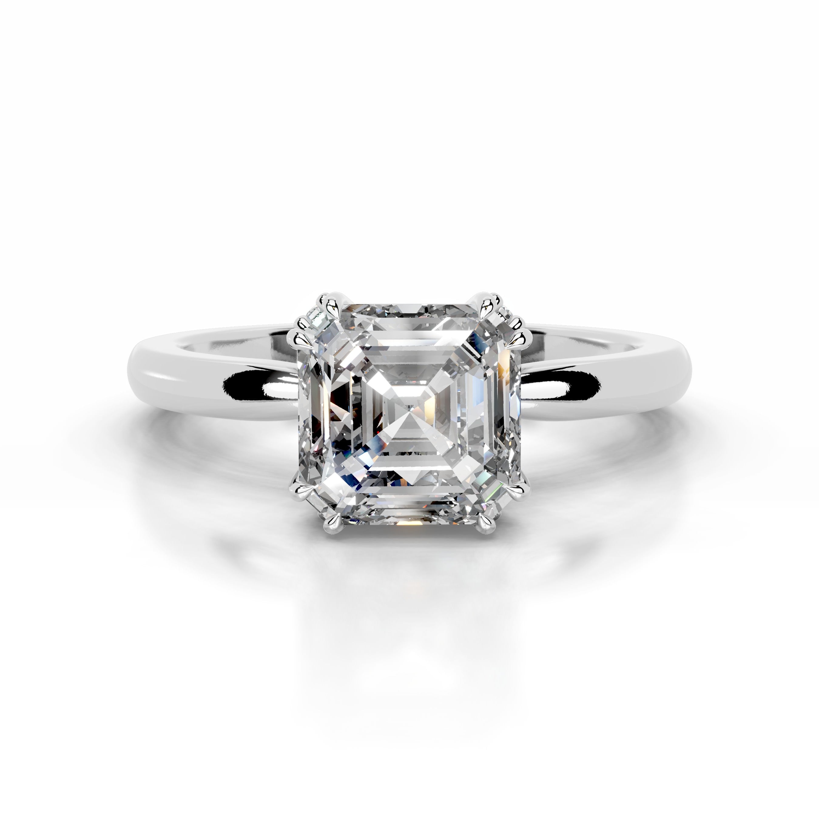 Torvi Diamond Engagement Ring - Platinum