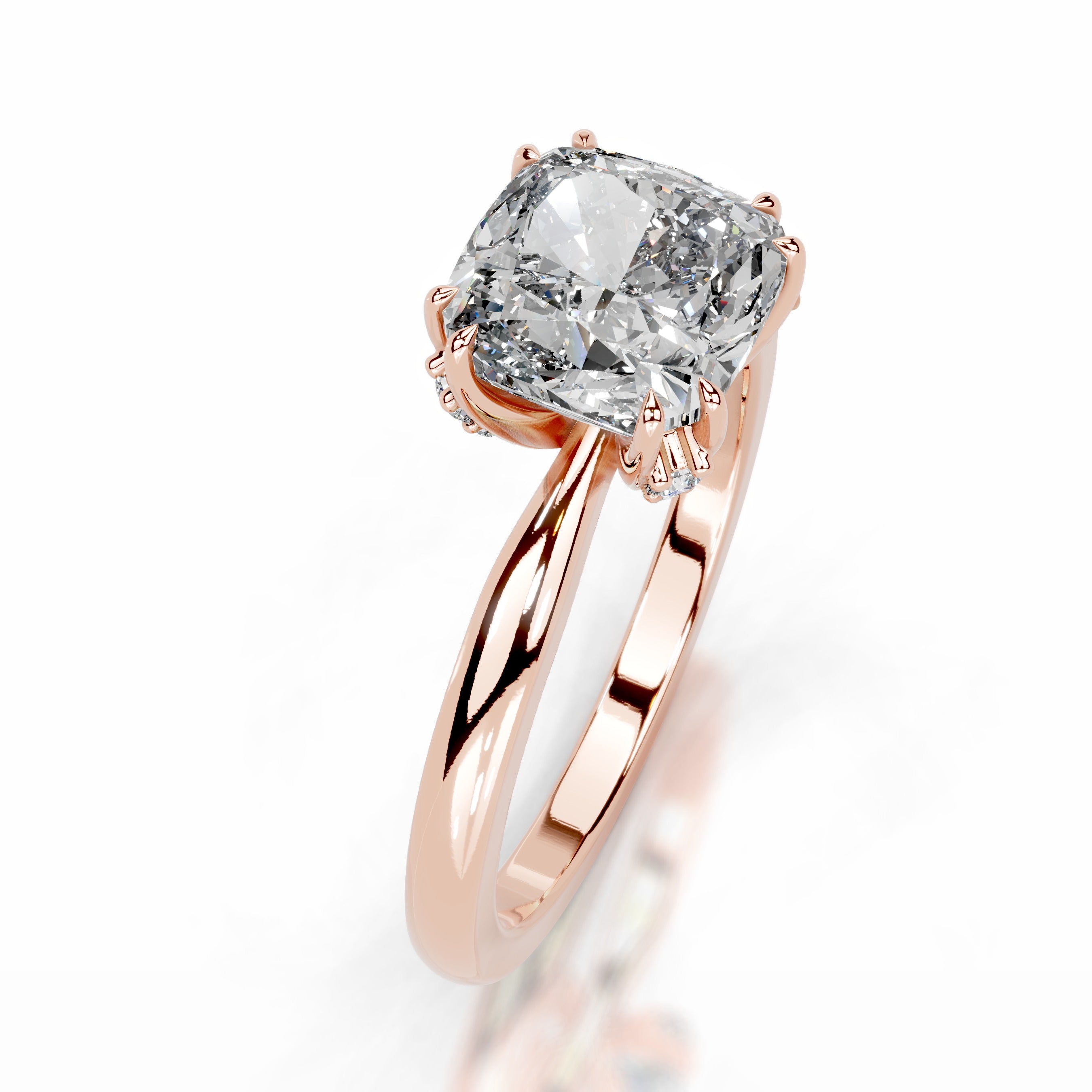 Andora Diamond Engagement Ring  - 14K Rose Gold