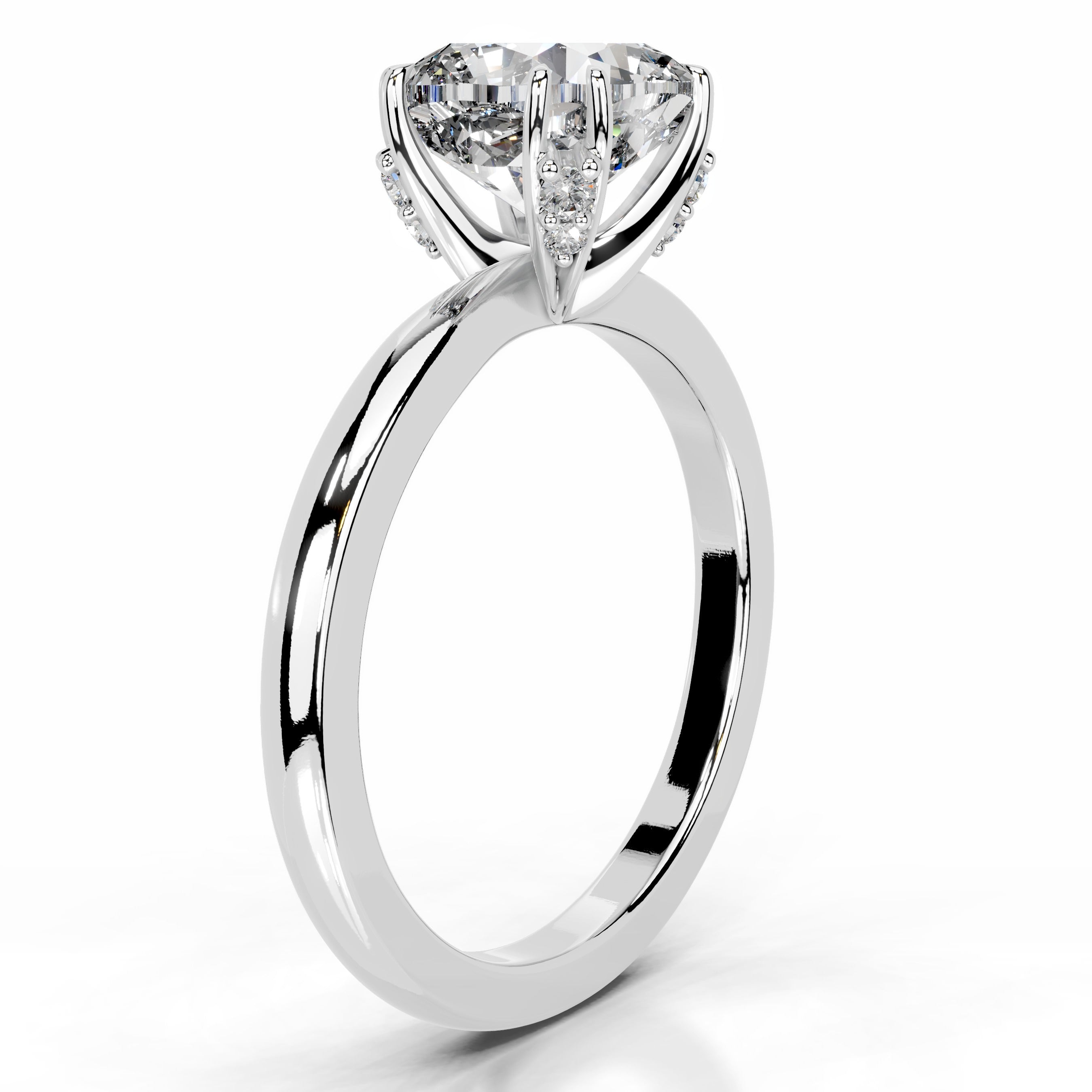 Andora Diamond Engagement Ring  - 18K White Gold