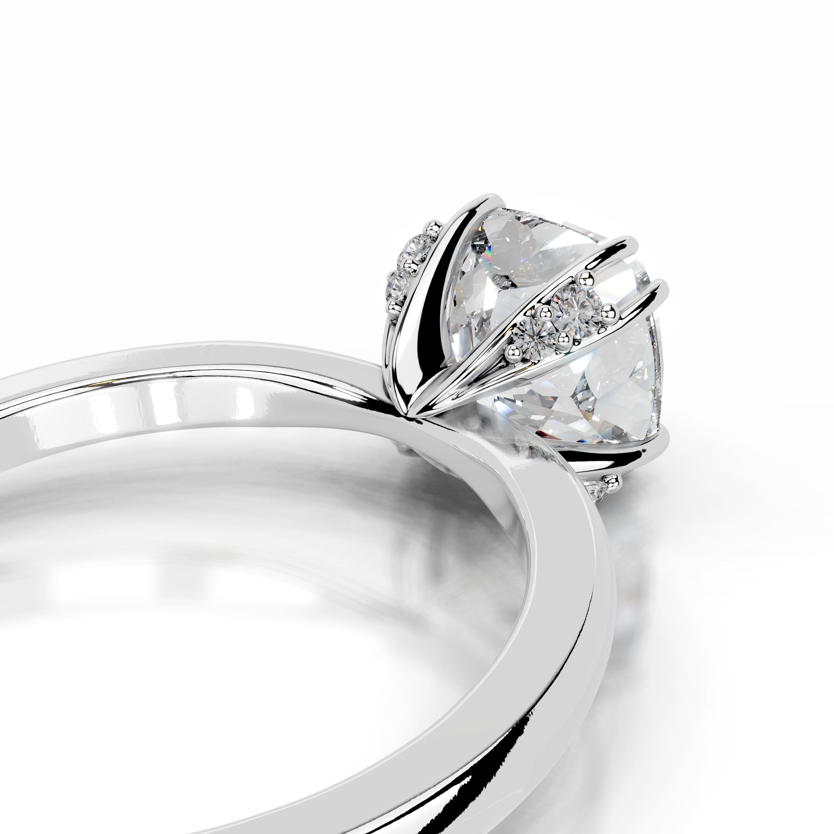 Andora Diamond Engagement Ring  - 14K White Gold