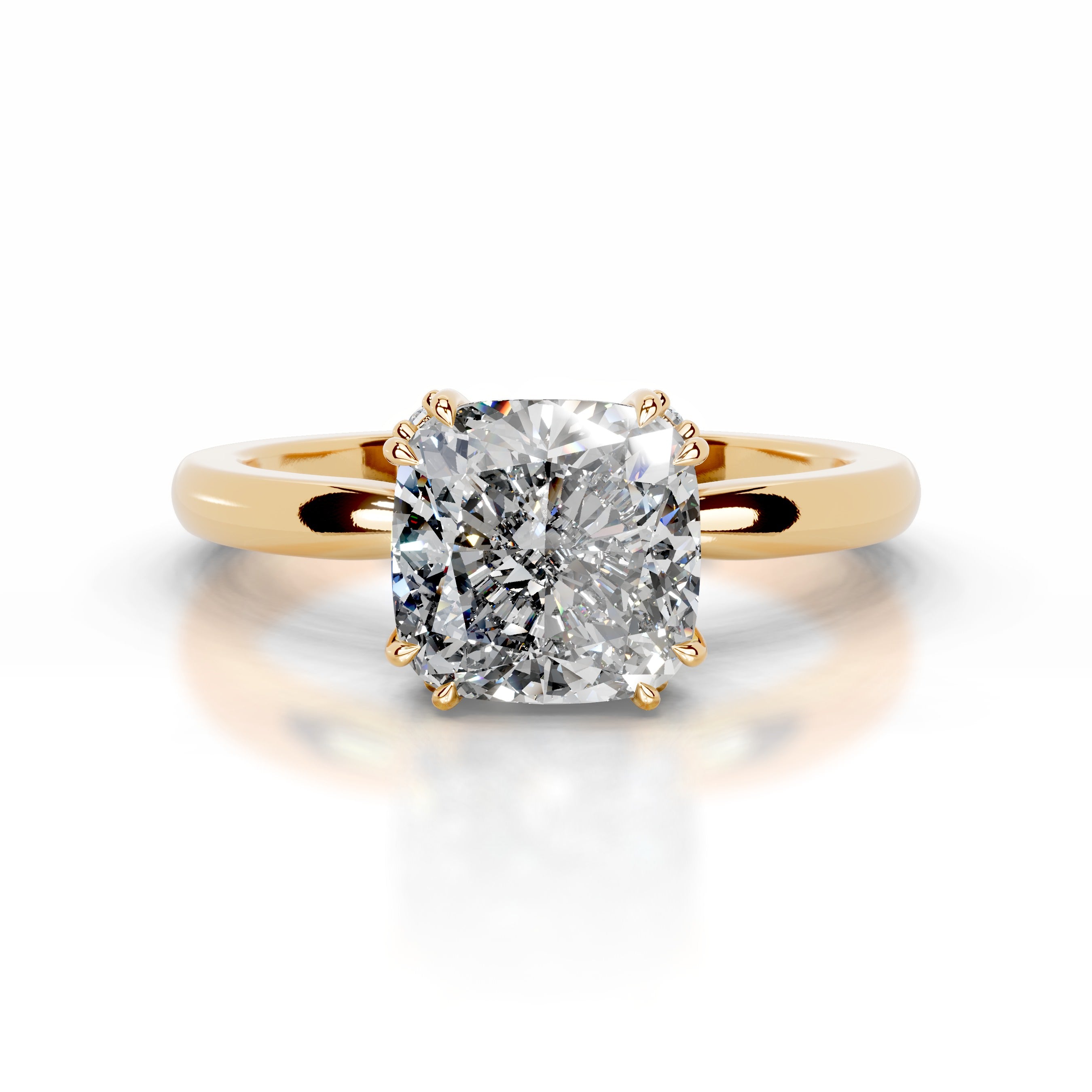 Andora Diamond Engagement Ring  - 18K Yellow Gold