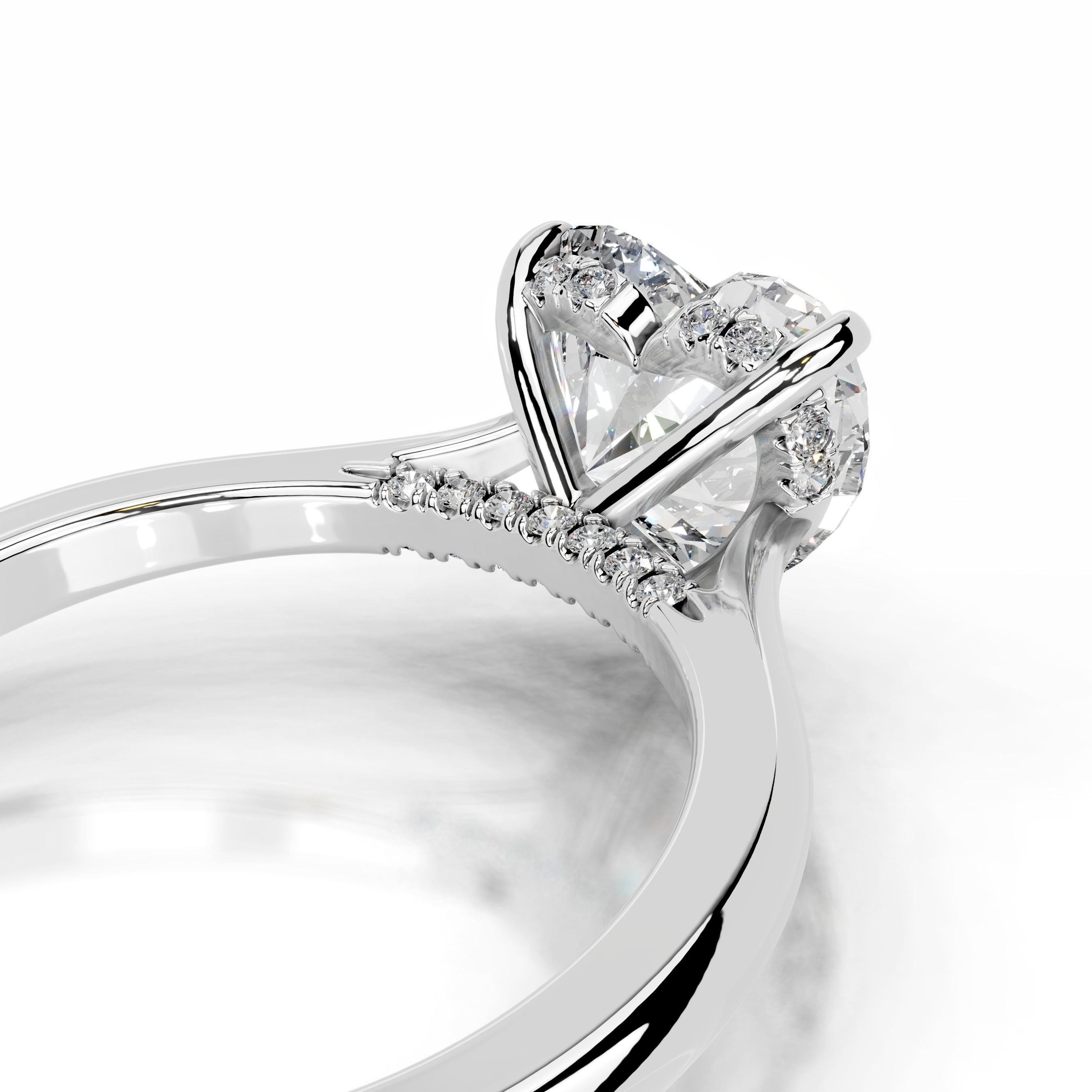 Anele Diamond Engagement Ring - 14 White Gold