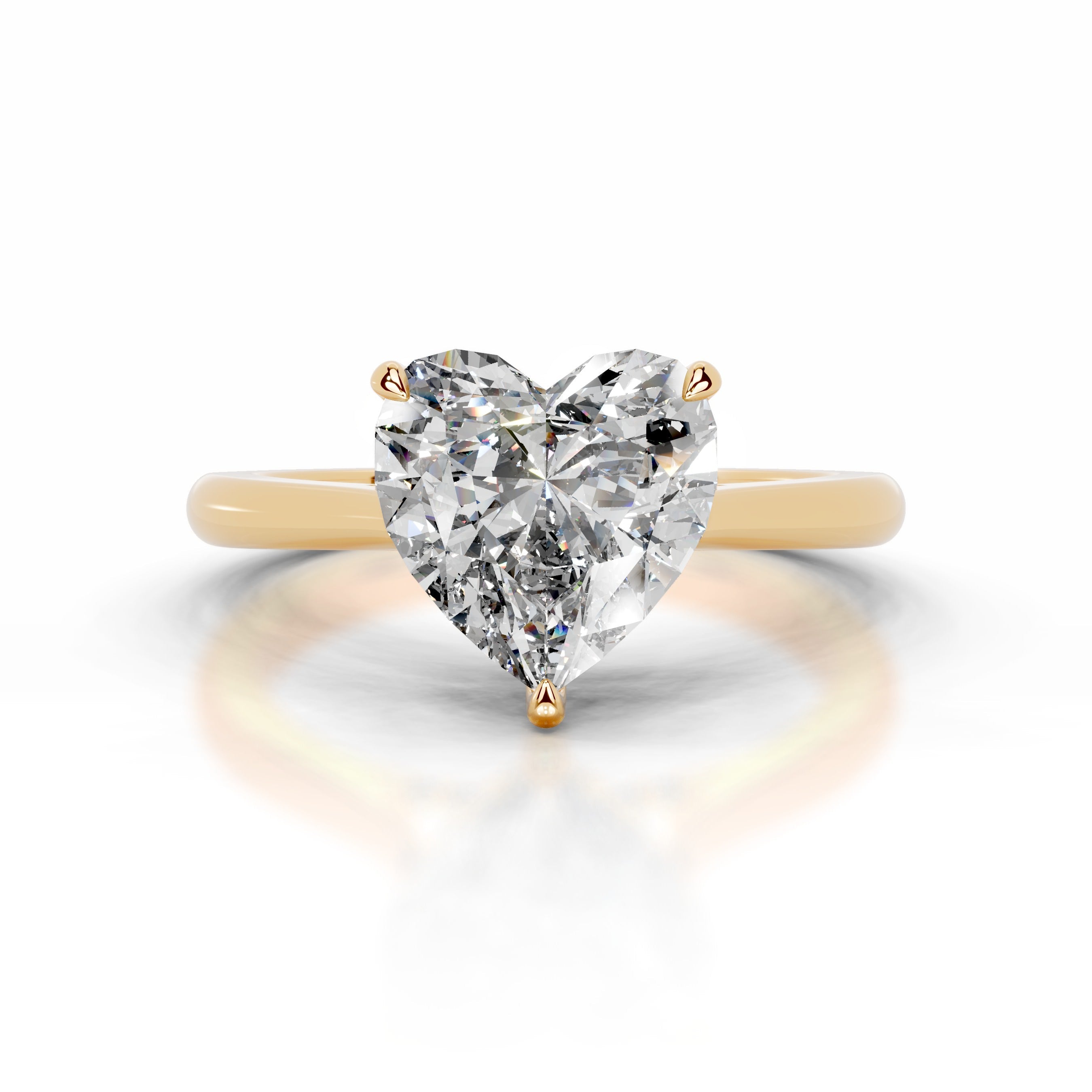 Anele Diamond Engagement Ring - 18K Yellow Gold