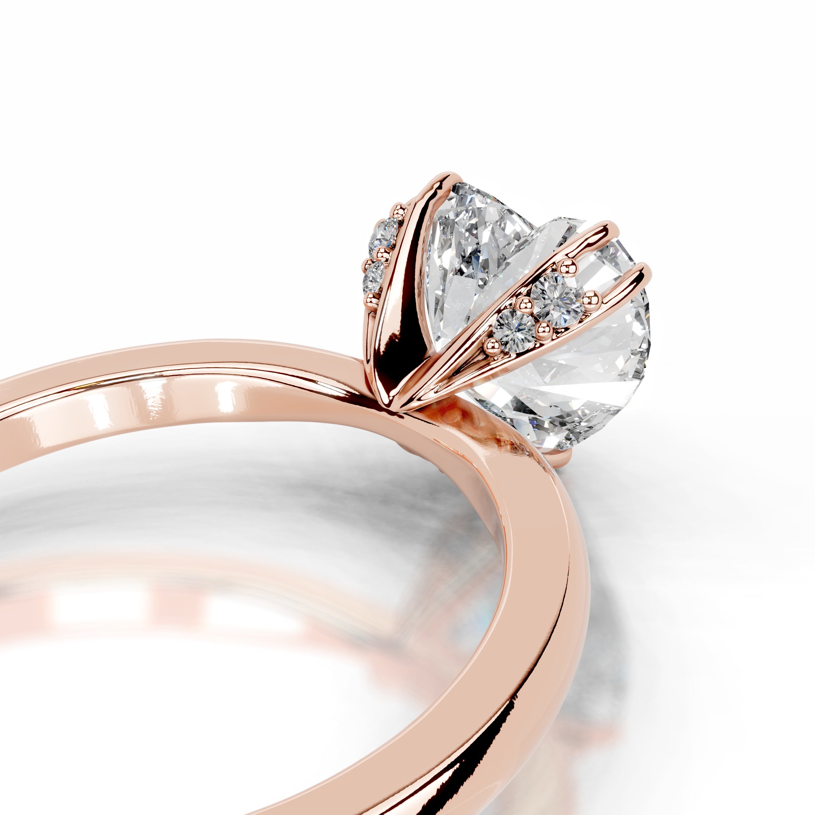 Angoona Diamond Engagement Ring - 14K Rose Gold