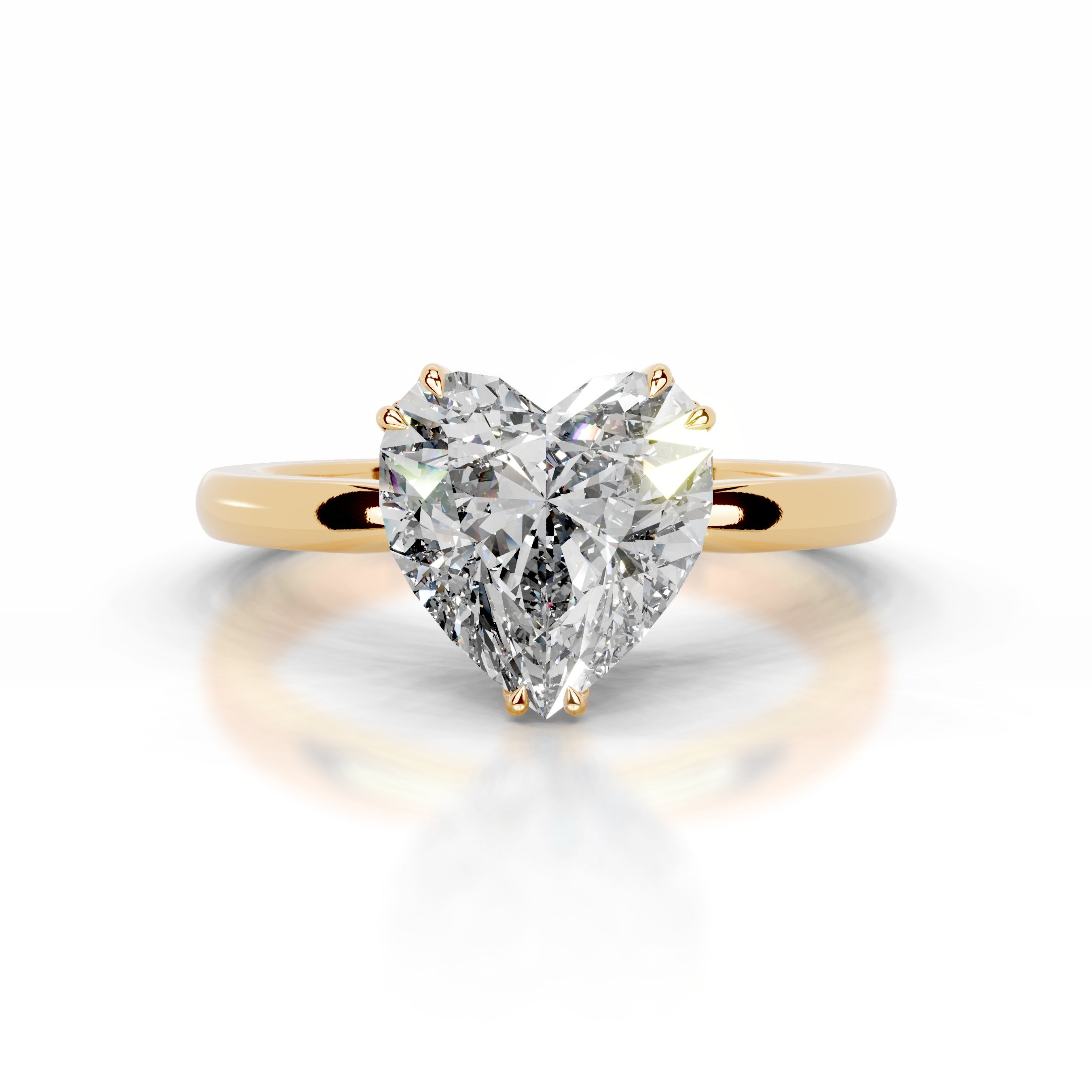 Angoona Diamond Engagement Ring - 18K Yellow Gold