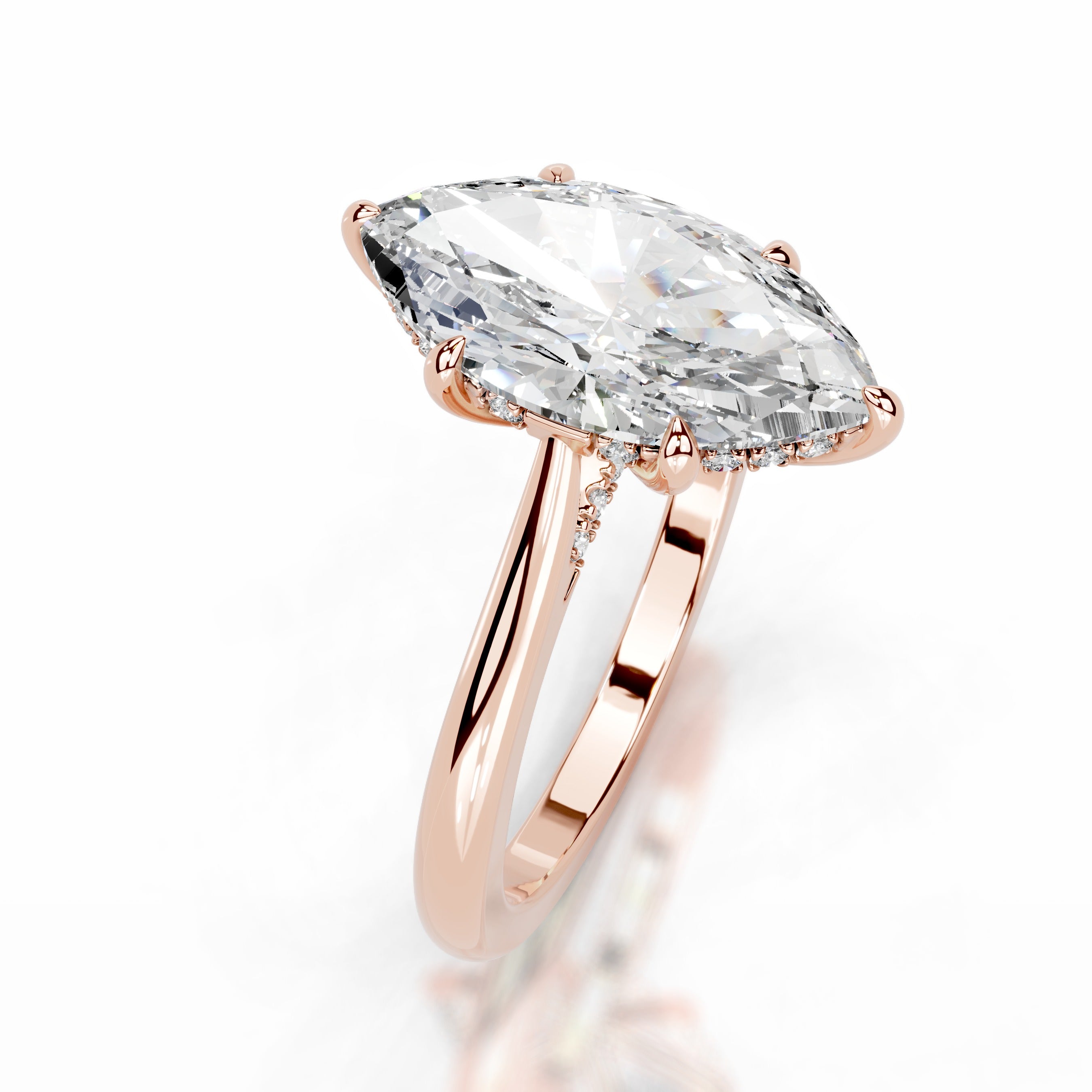 Araluen Diamond Engagement Ring  - 14K Rose Gold