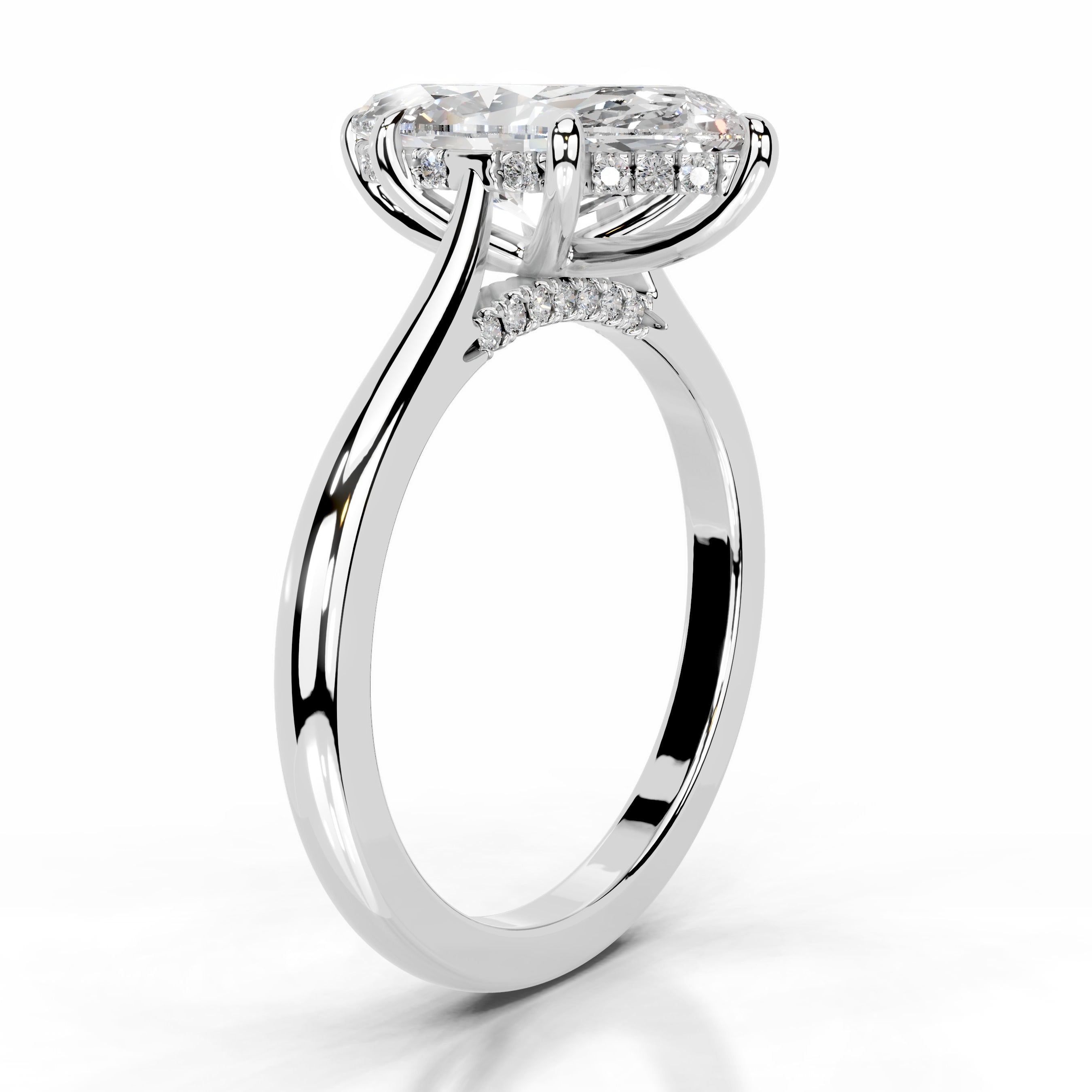 Araluen Diamond Engagement Ring  - 18K White Gold