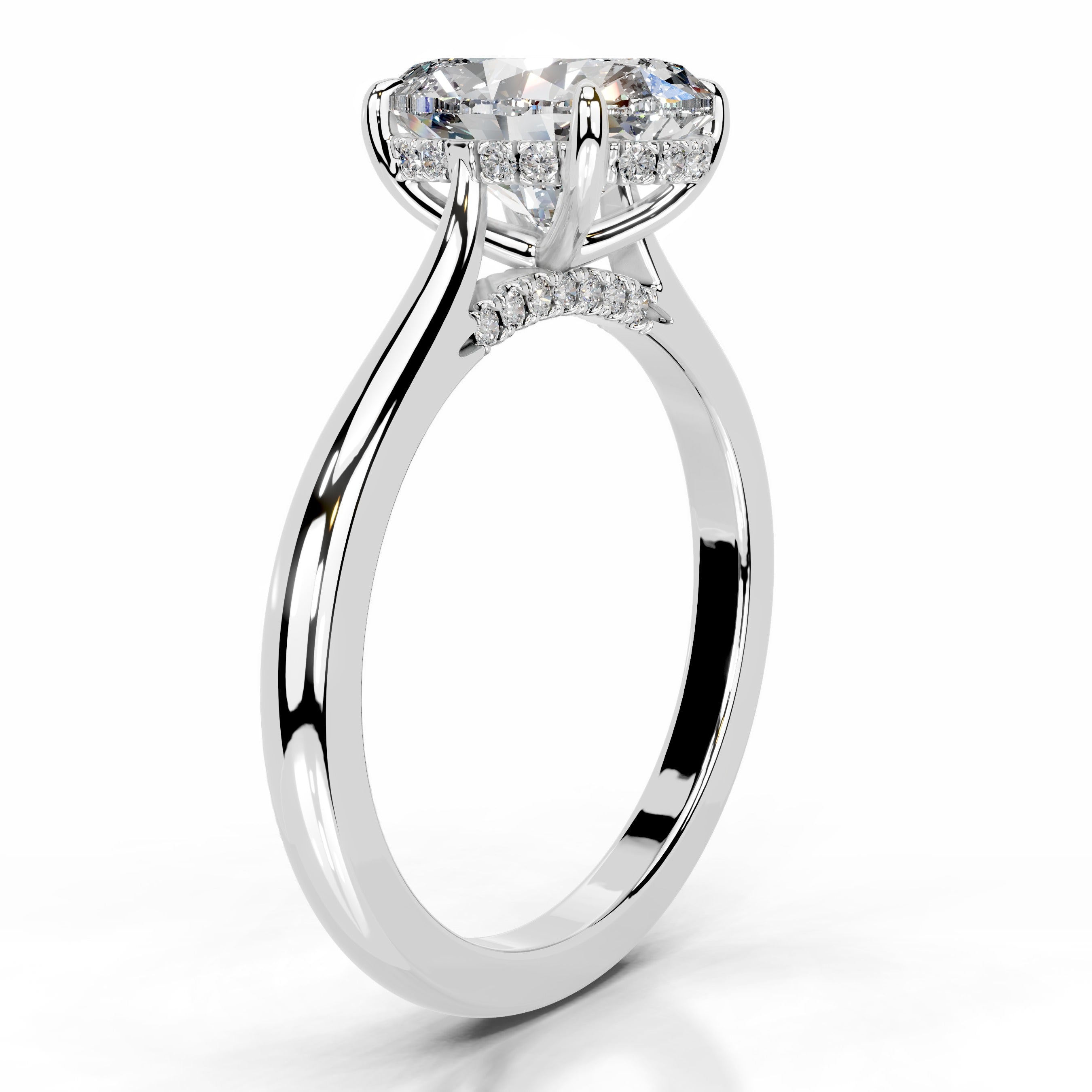 Bahia Diamond Engagement Ring - Platinum