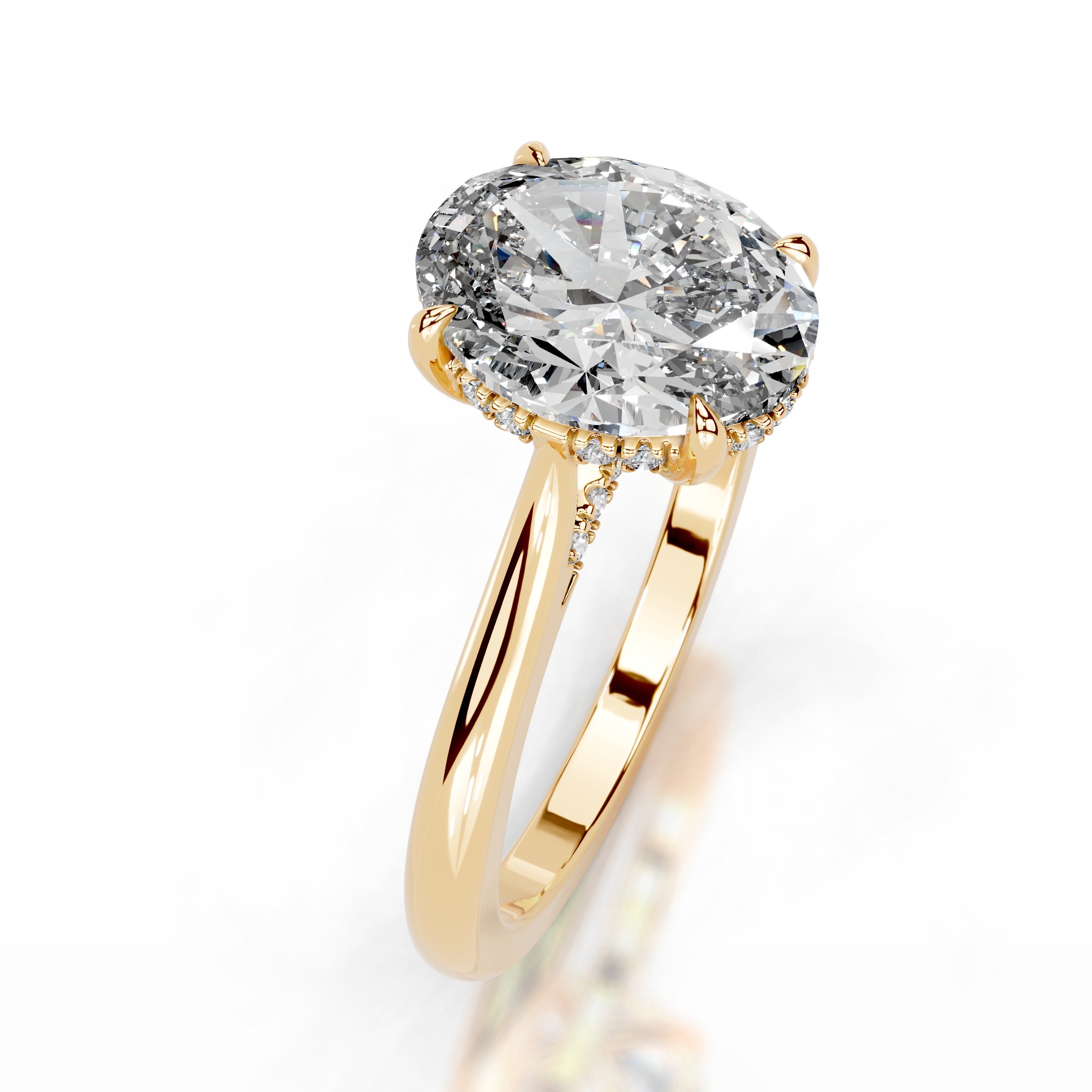 Bahia Lab Grown Diamond Ring - 18K Yellow Gold