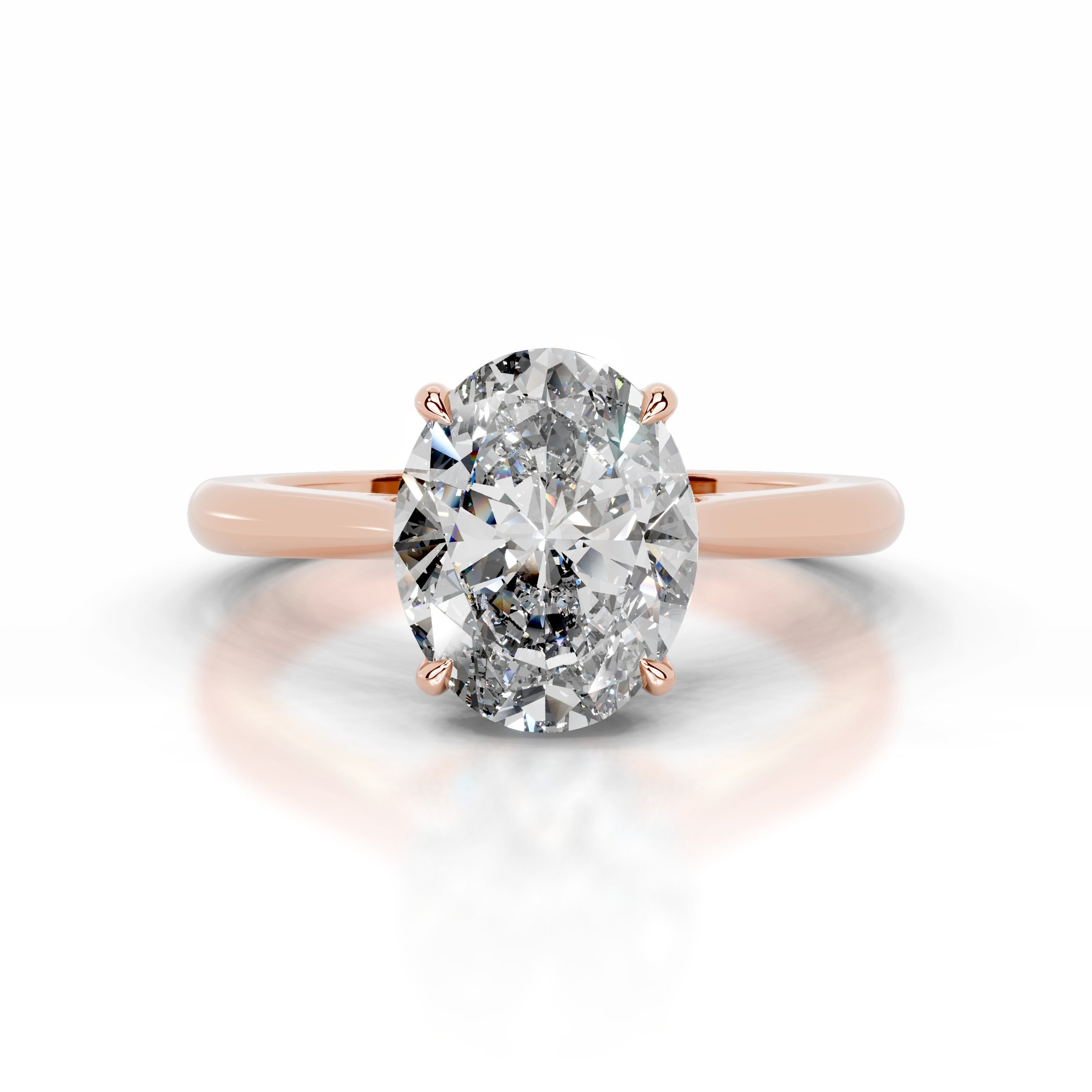 Bahia Diamond Engagement Ring - 14K Rose Gold