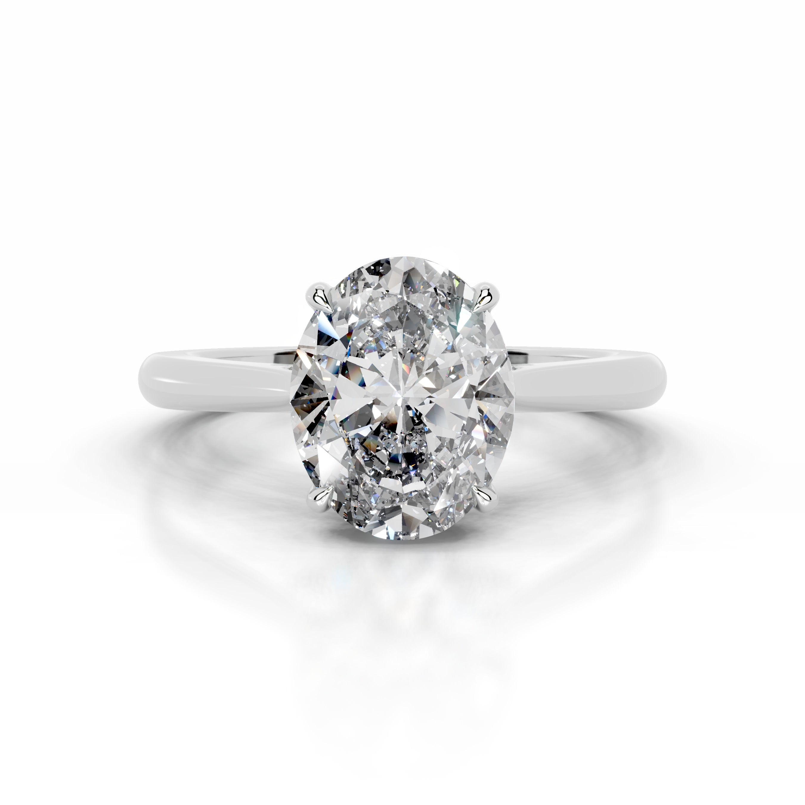 Bahia Diamond Engagement Ring - 14 White Gold