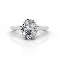 Bahia Diamond Engagement Ring - 14 White Gold - Main Stone 1.02 Carat