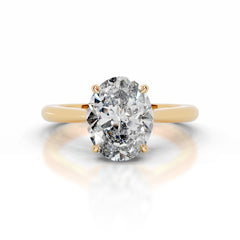 Bahia Diamond Engagement Ring - 18K Yellow Gold - Main Stone 1.02 Carat