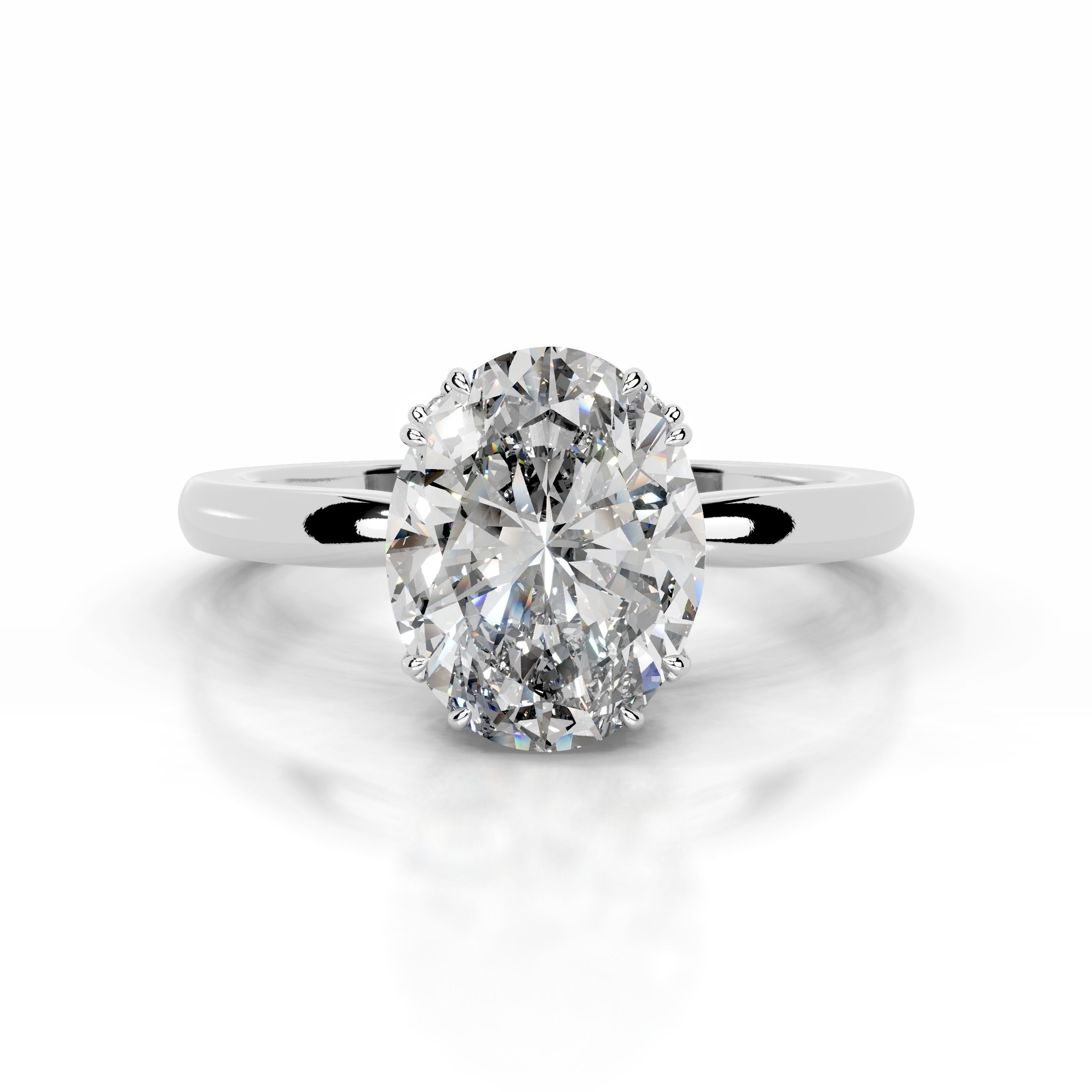 Ballina Lab Grown Diamond Ring - 14K White Gold (RTS)