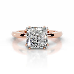 Collerina Diamond Engagement Ring - 14K Rose Gold