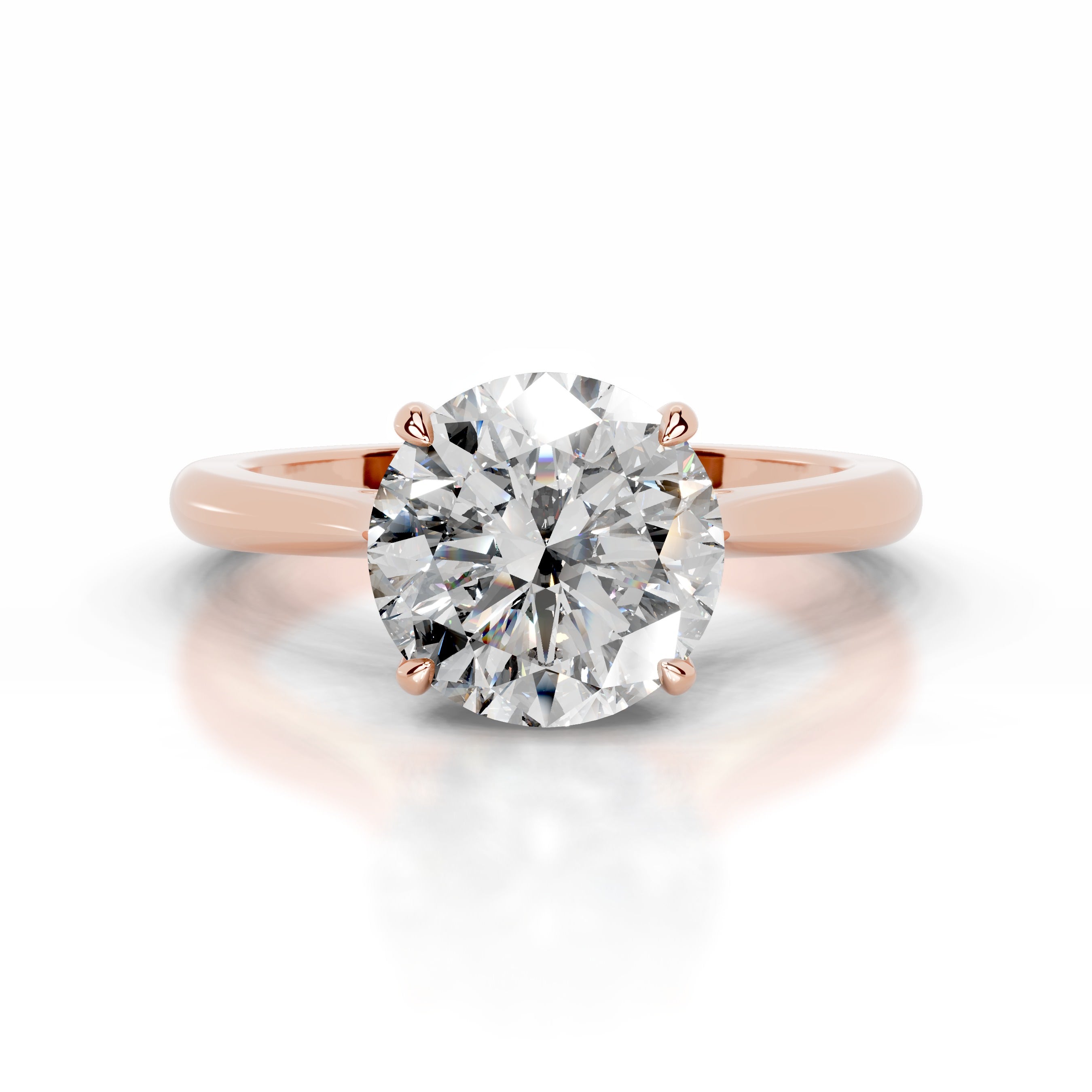 Kiara Diamond Engagement Ring  - 14K Rose Gold