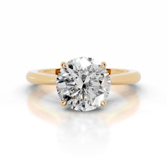 Kiara Diamond Engagement Ring - 18K Yellow Gold