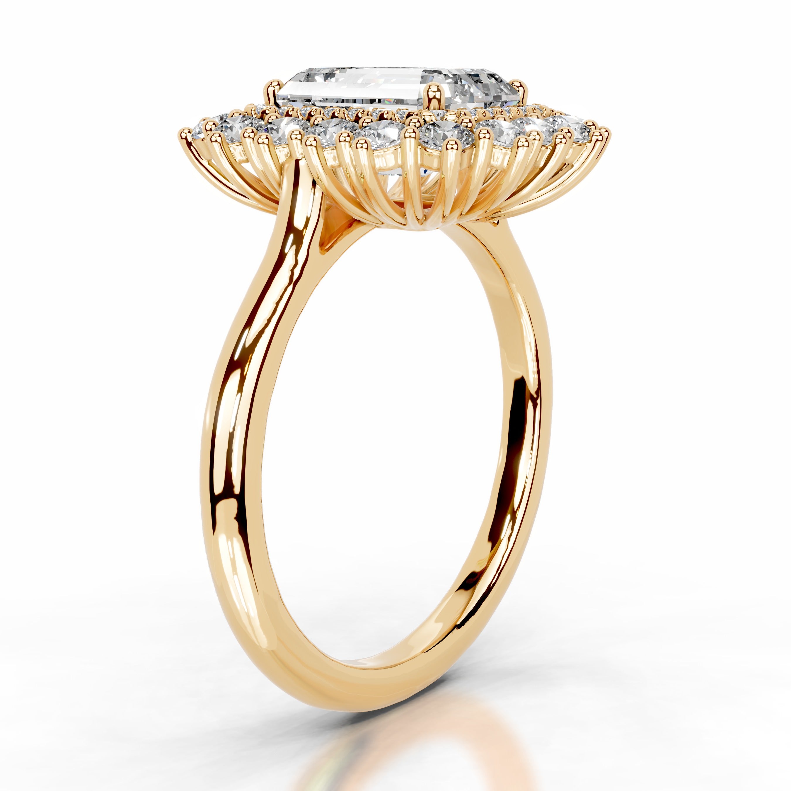 Myaree Diamond Engagement Ring - 18K Yellow Gold