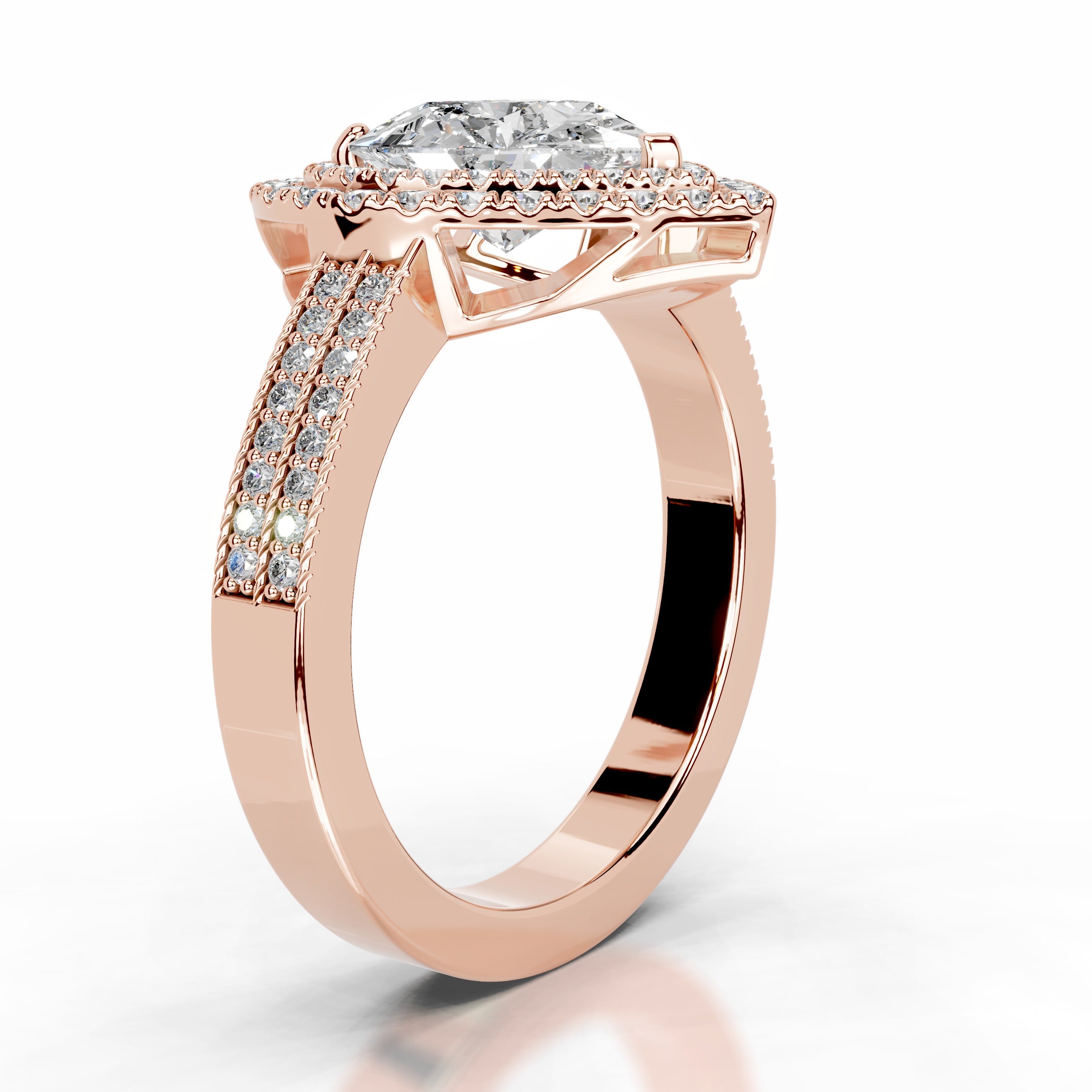 Orana Lab Grown Diamond Ring - 14K Rose Gold