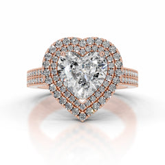Orana Diamond Engagement Ring - 14K Rose Gold