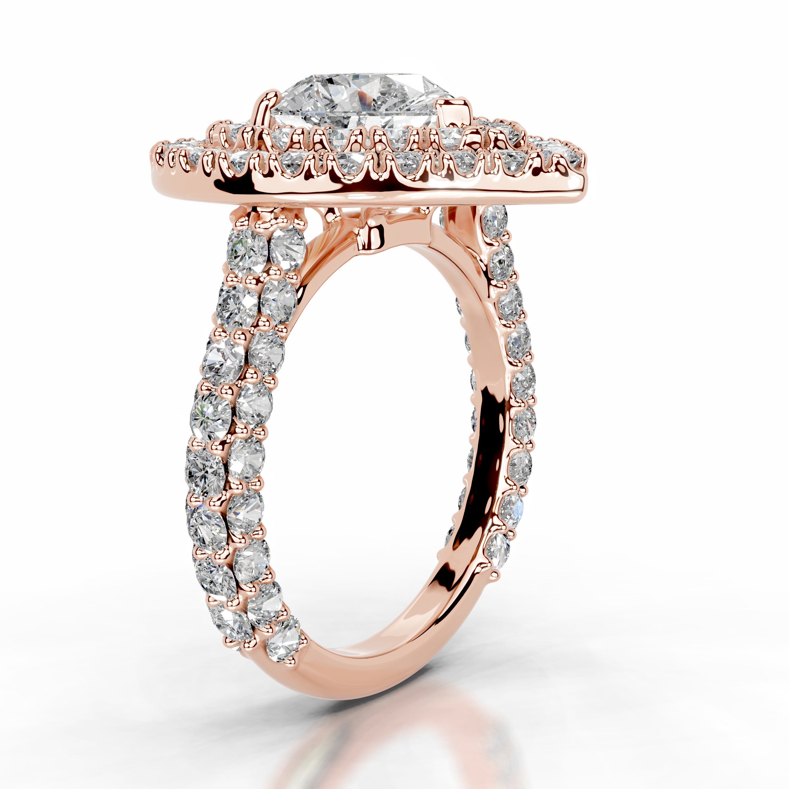 Rianna Diamond Engagement Ring - 14K Rose Gold