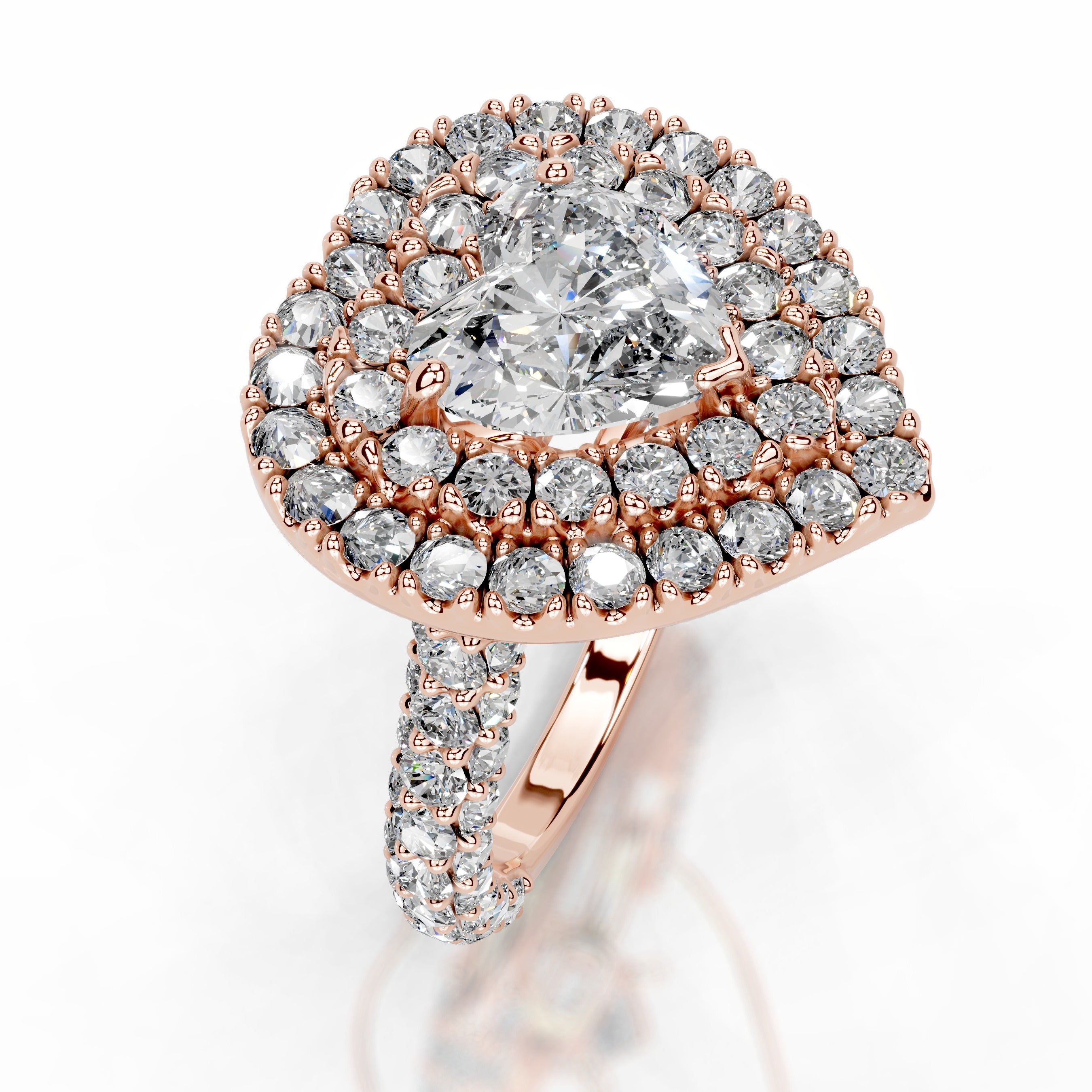 Rianna Diamond Engagement Ring - 14K Rose Gold