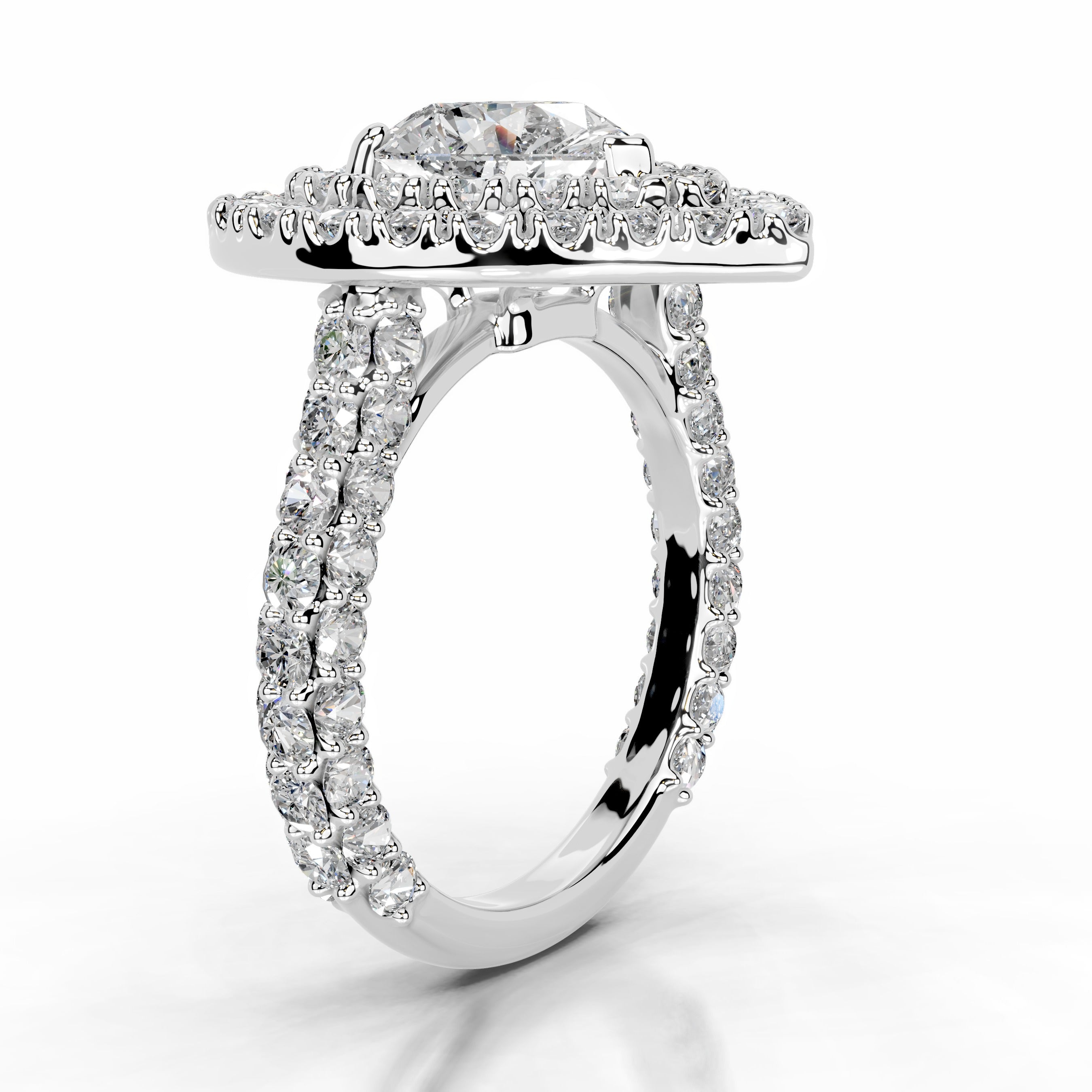 Rianna Lab Grown Diamond Ring - 18K White Gold