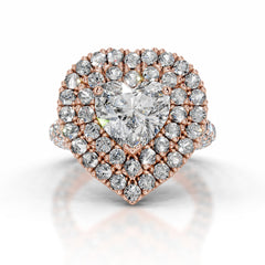 Rianna Diamond Engagement Ring - 14K Rose Gold