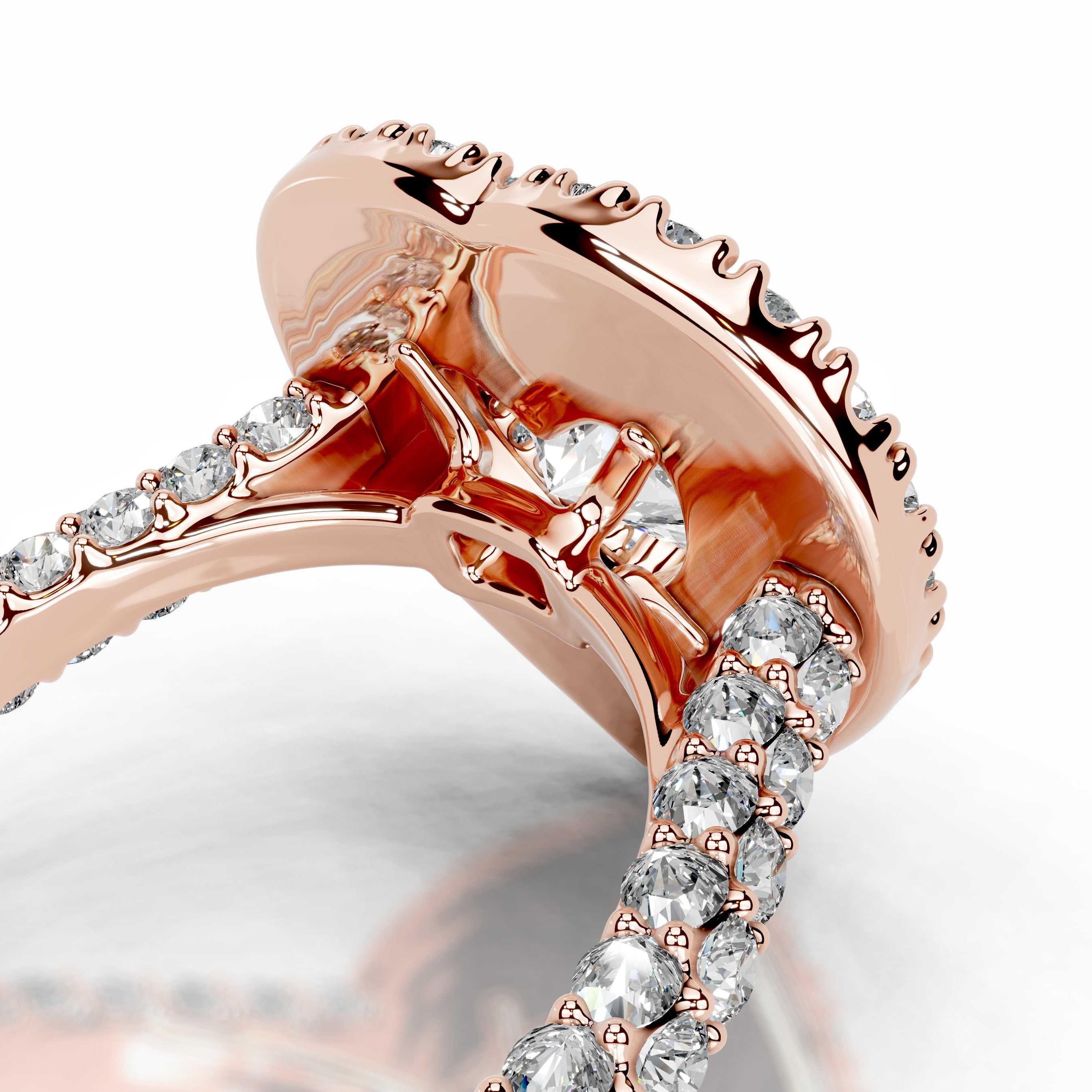 Rianna Diamond Engagement Ring - 14K Rose Gold