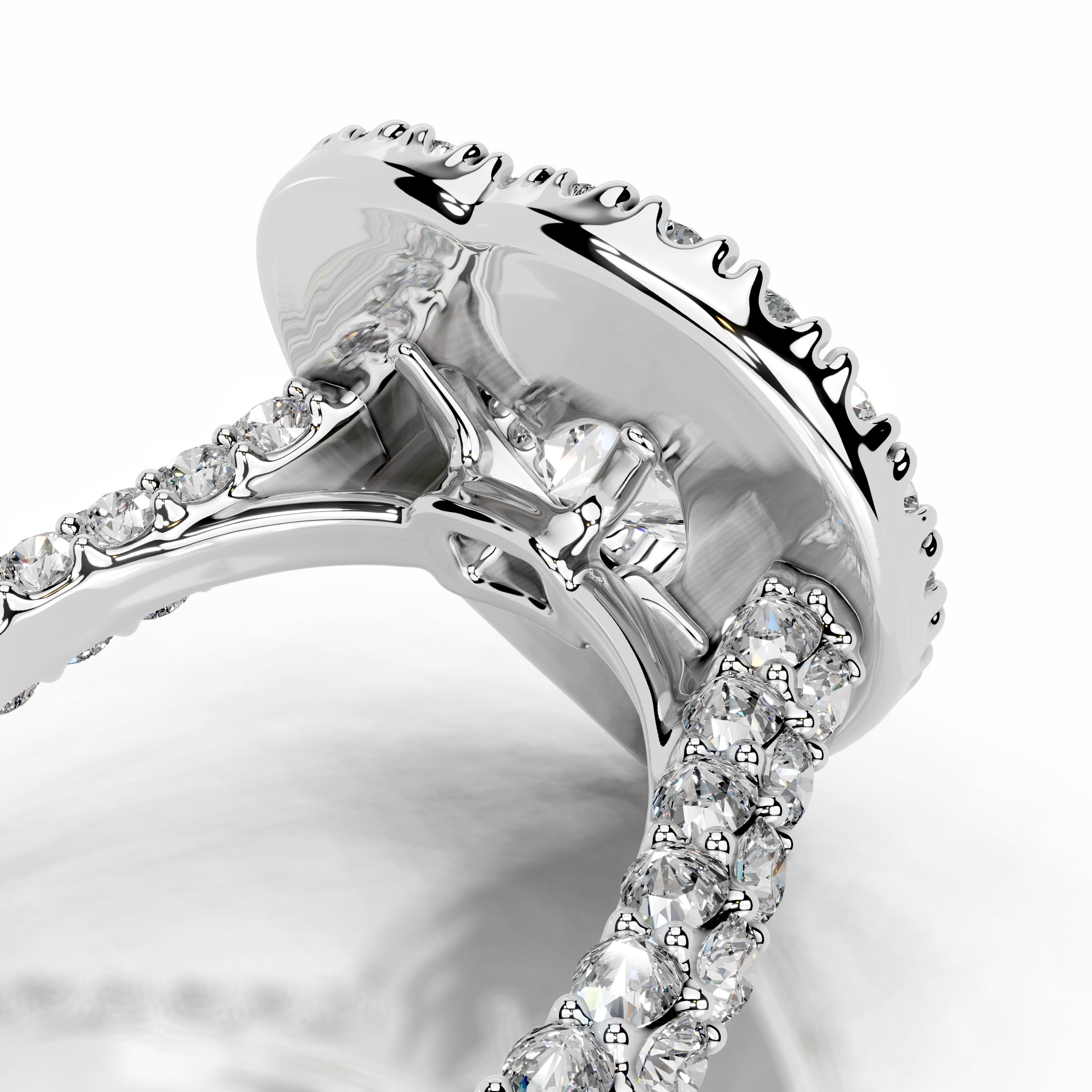 Rianna Diamond Engagement Ring - 18K White Gold