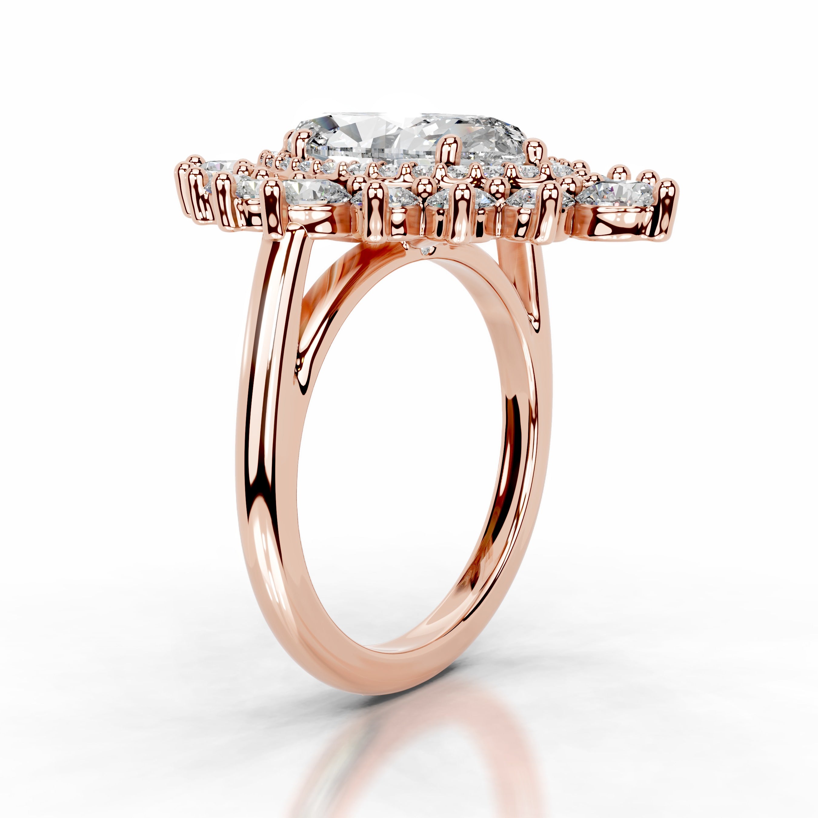 Bruna Lab Grown Diamond Ring - 14K Rose Gold